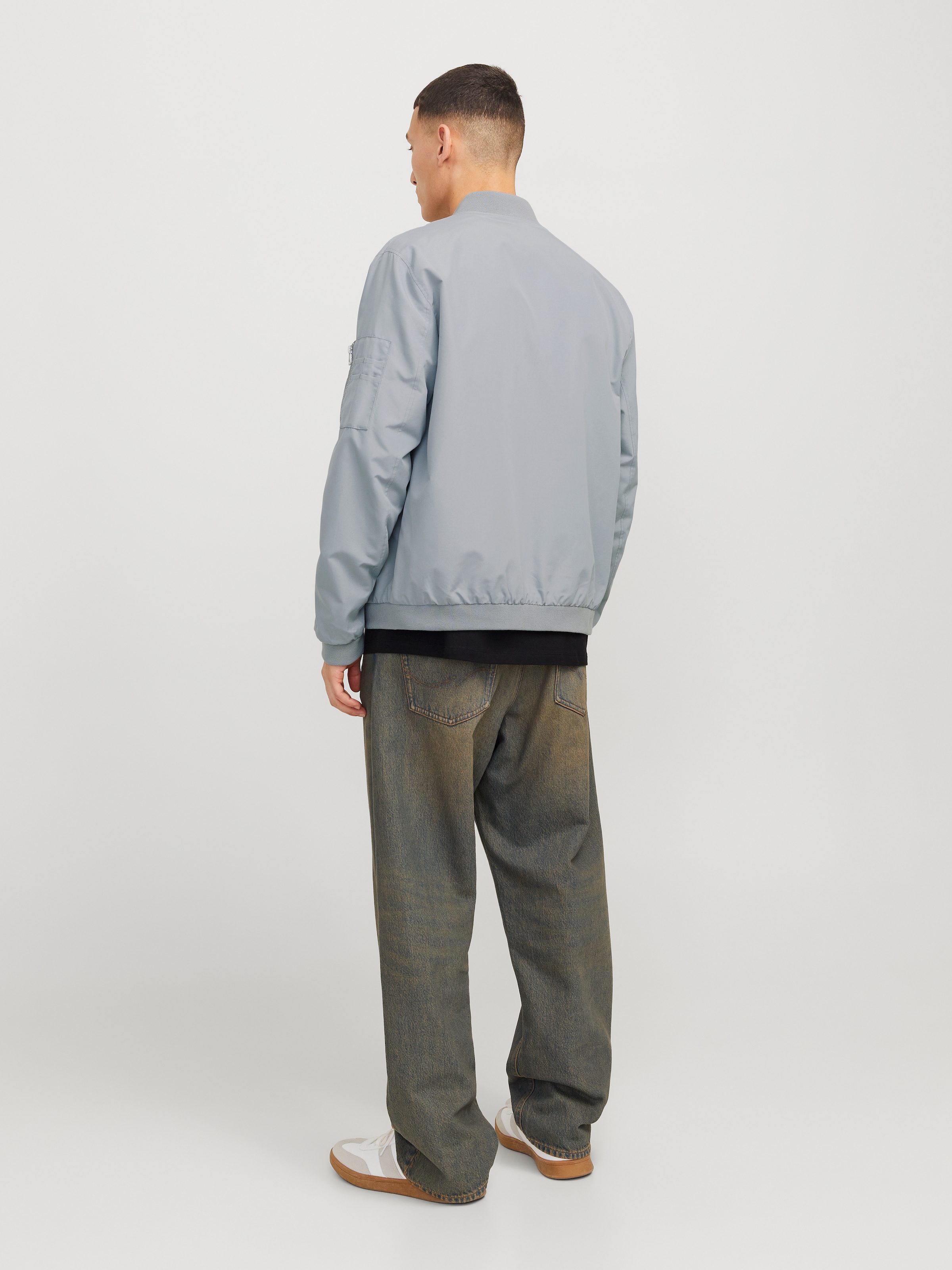 Jack & Jones Blouson »JJERUSH BOMBER NOOS«, ohne Kapuze, mit Reißverschlusstaschen