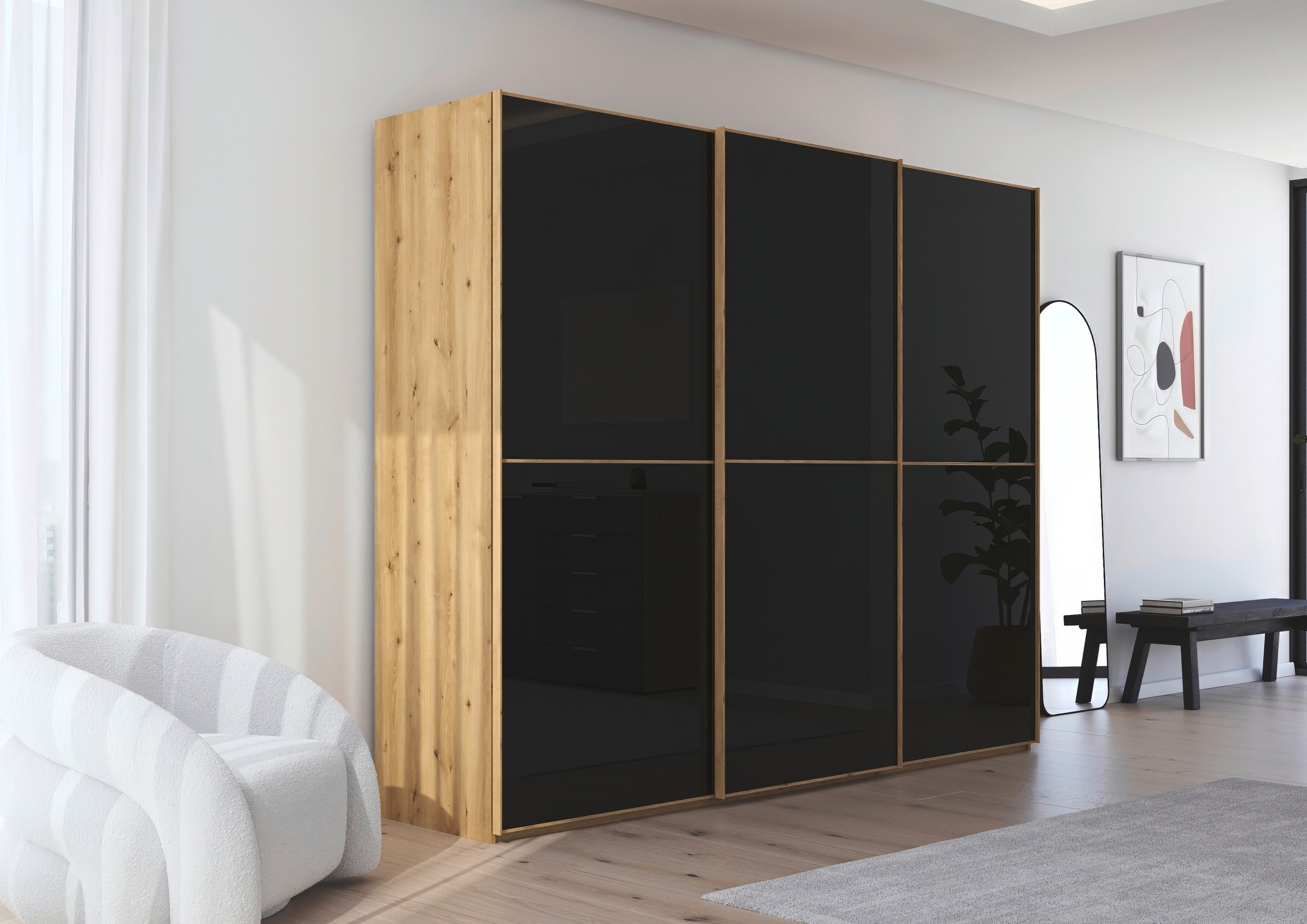 rauch Schwebetürenschrank "Kleiderschrank Schrank Garderobe Schlafzimmersch günstig online kaufen