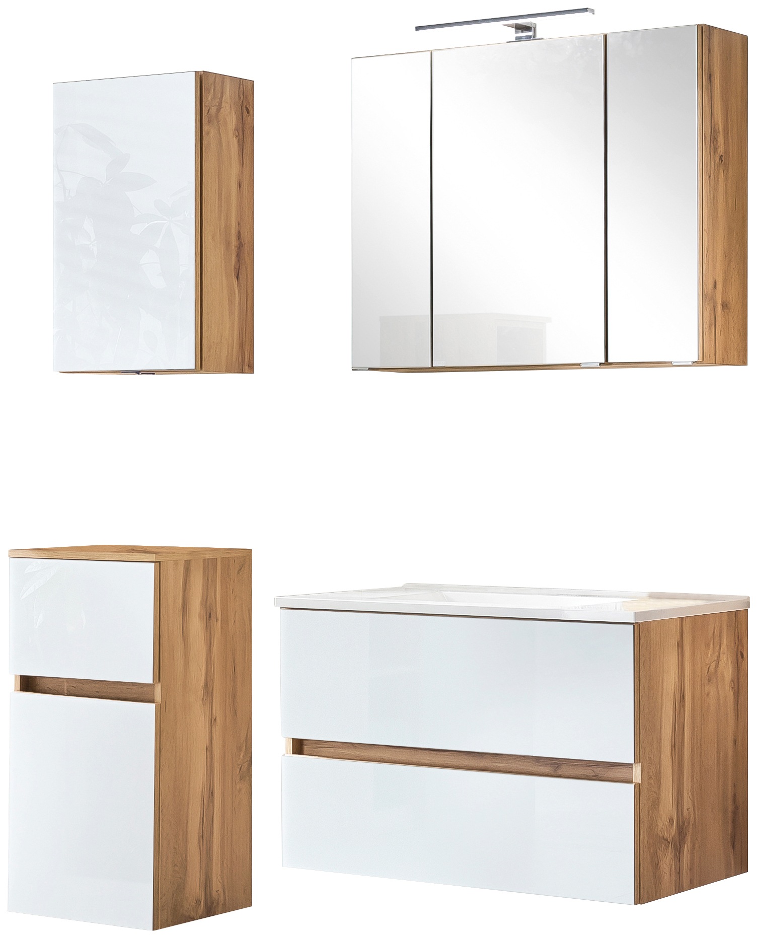 welltime Badezimmer-Set "Horki" Set, 4 Stk. tlg. günstig online kaufen