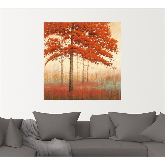 Artland Wandbild »Herbst Baum II«, Bäume, (1 St.), als Leinwandbild,  Wandaufkleber oder Poster in versch. Größen bestellen | BAUR