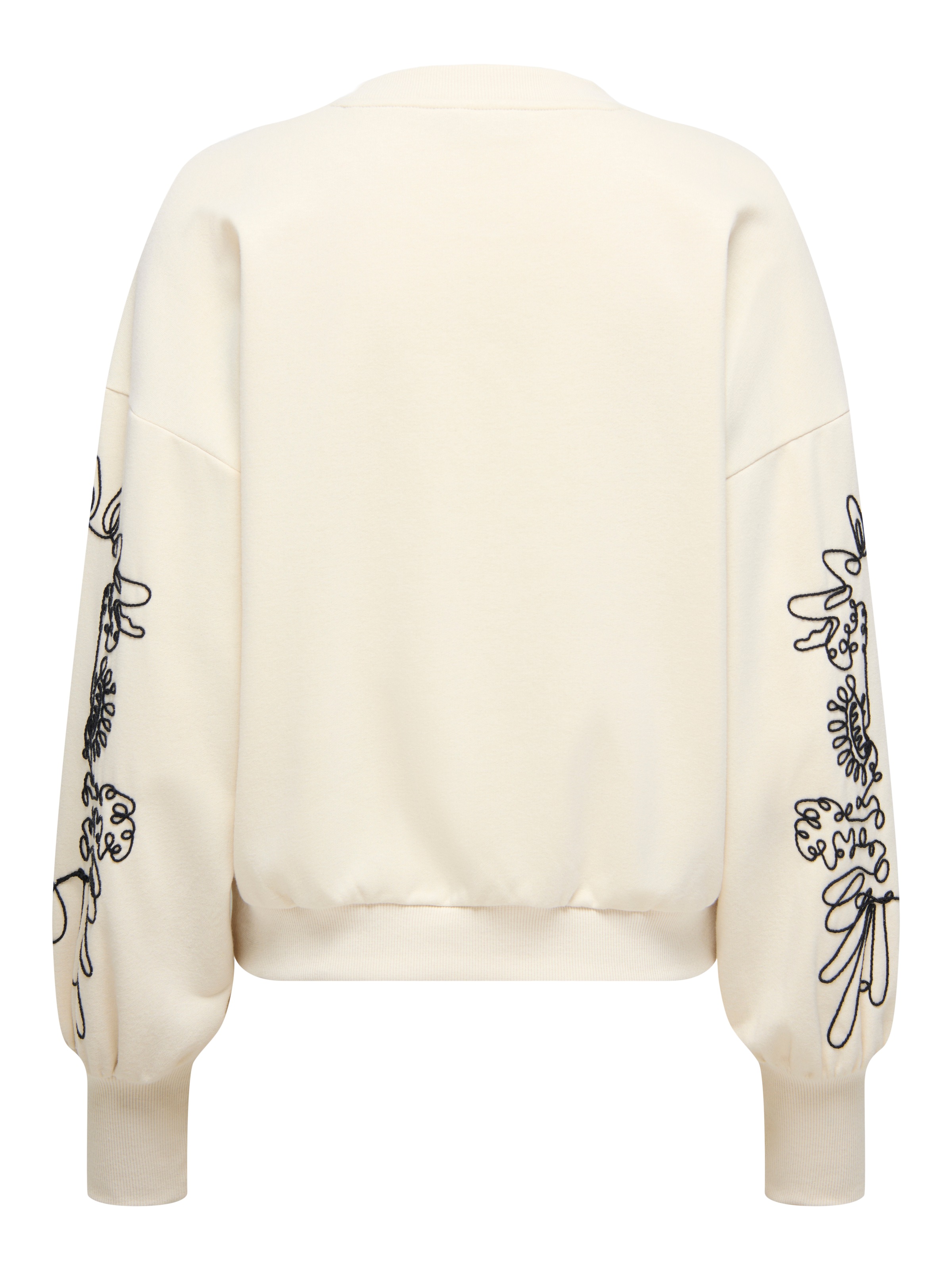 ONLY Sweatshirt "ONLBROOKE L/S O-NECK DETAIL SWT NOOS" günstig online kaufen