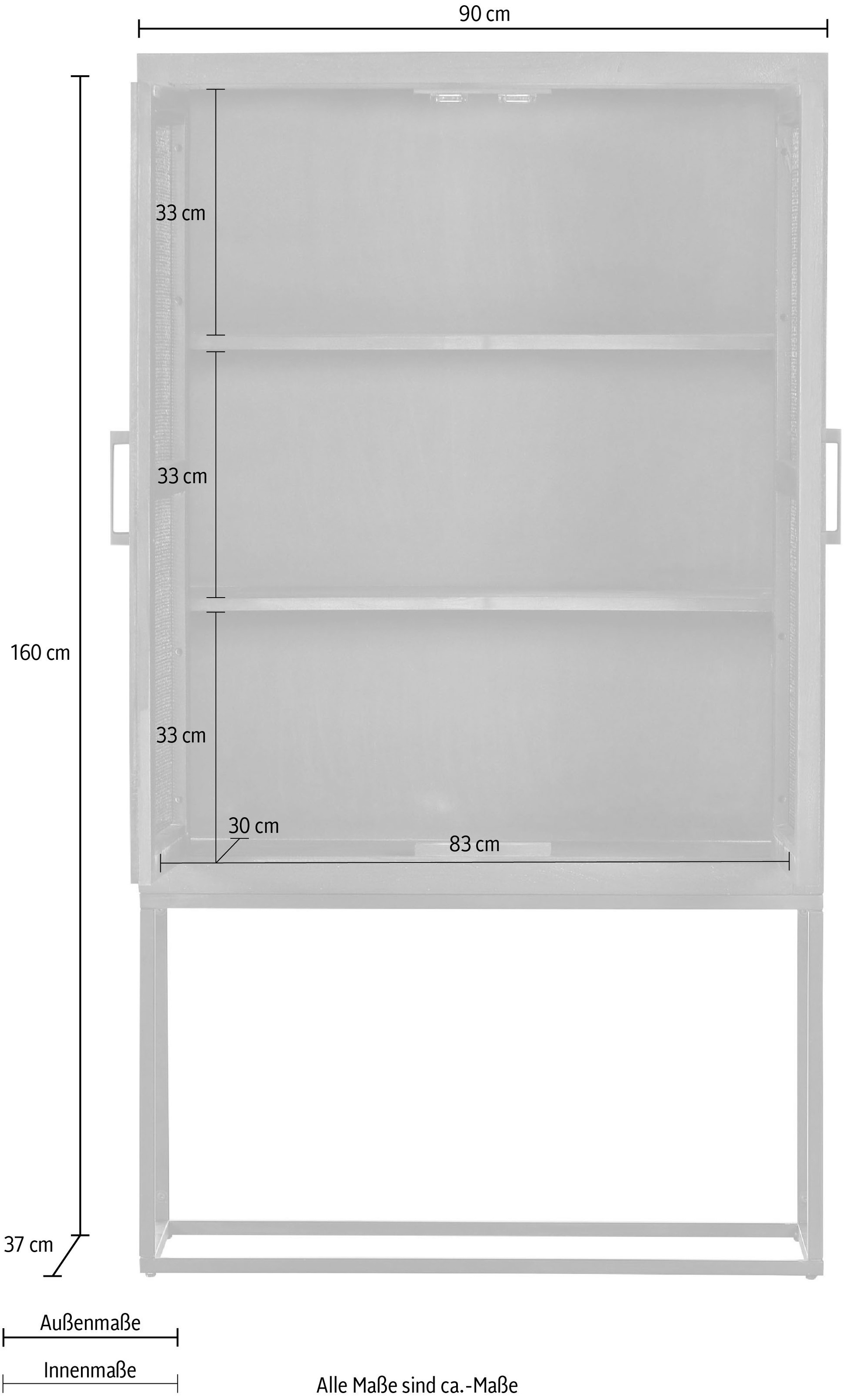 Gutmann Factory Highboard, Stauraumschrank, Breite 90 cm