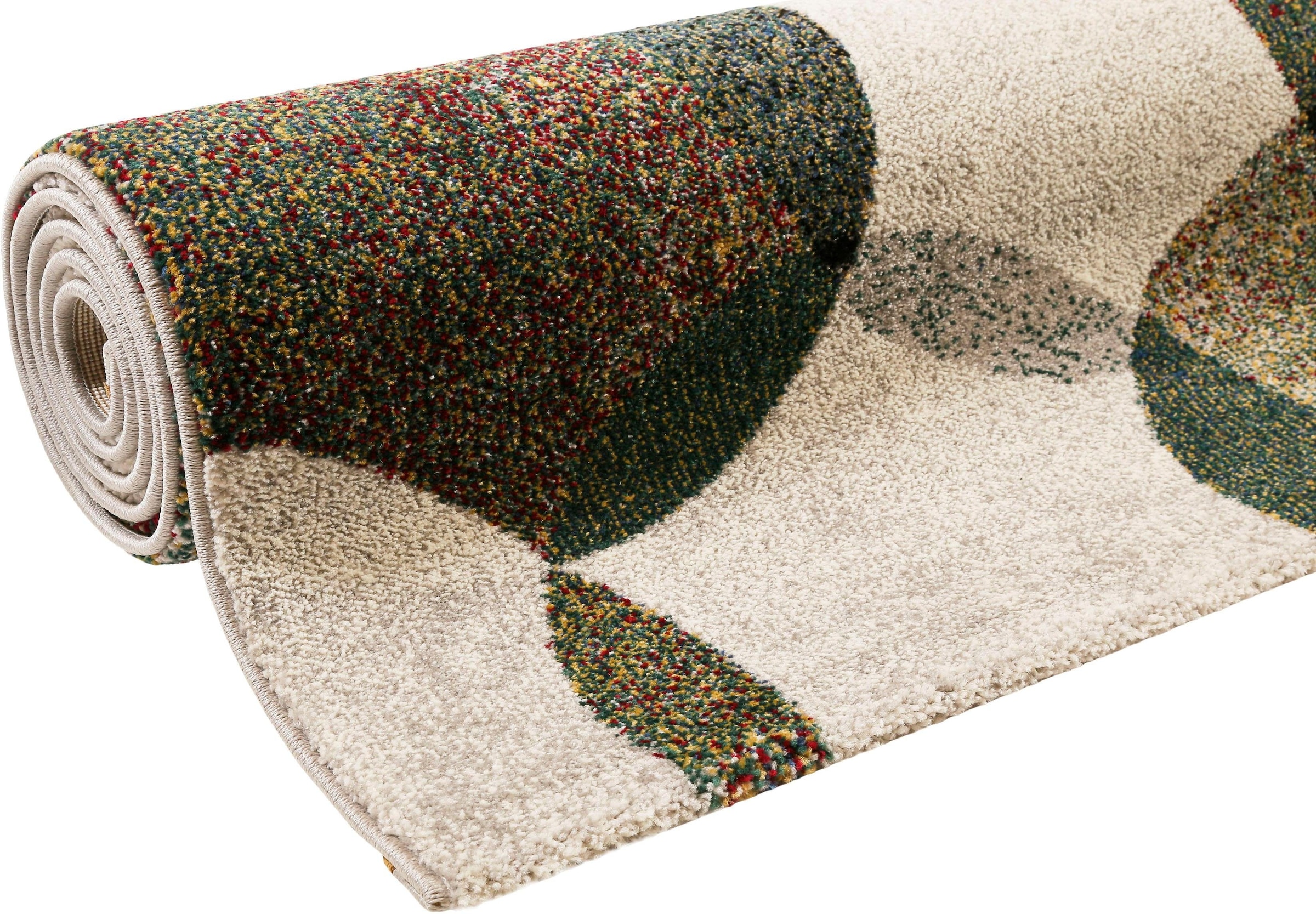 Esprit Teppich »Modernina ESP-3378«, rechteckig, 13 mm Höhe, weicher Kurzflor in modernem Design, Wohnzimmer, Schlafzimmer, bunt