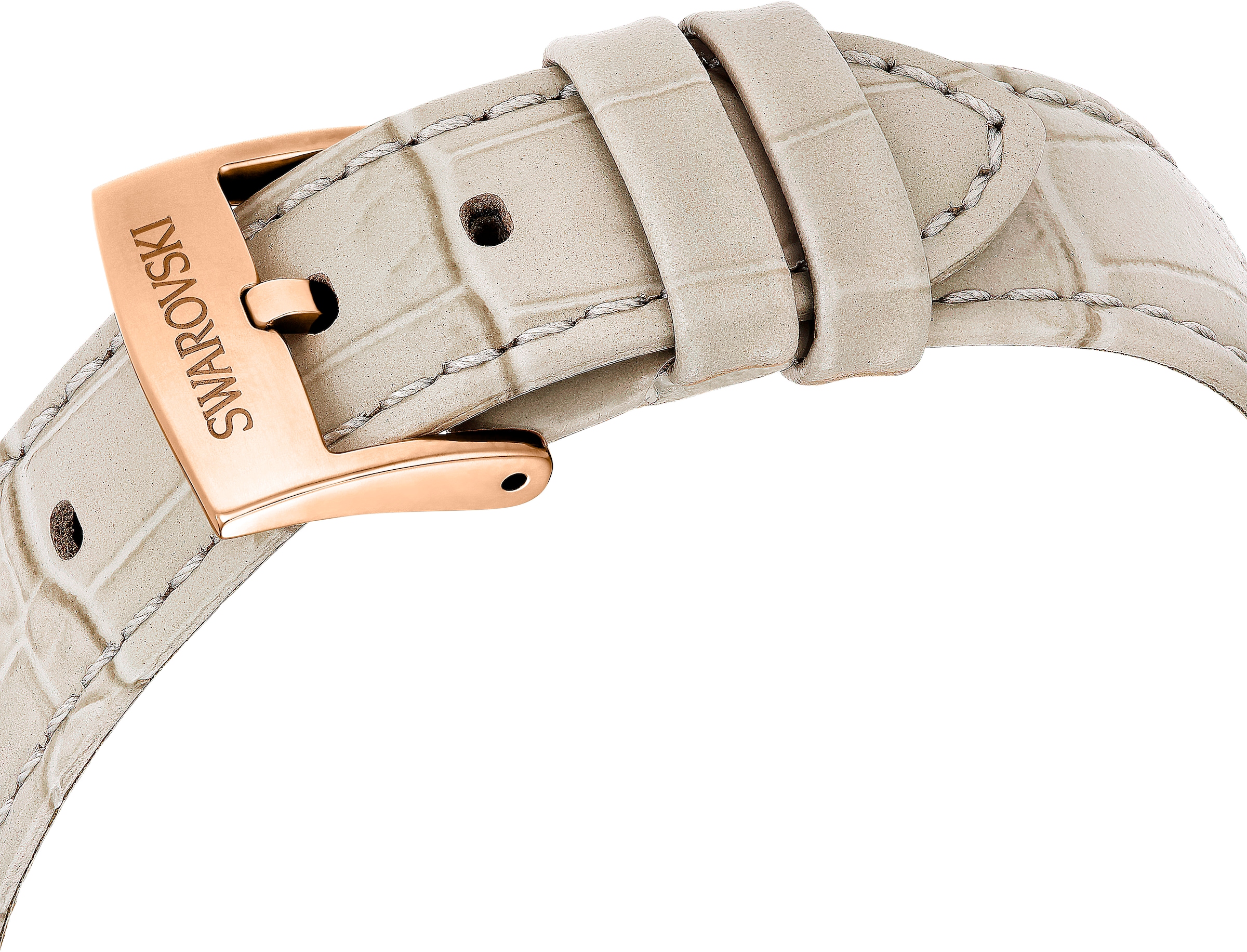 Swarovski Chronograph »MATRIX CHRONO«, Quarzuhr, Armbanduhr, Damenuhr, Swiss Made, Lederarmband, analog