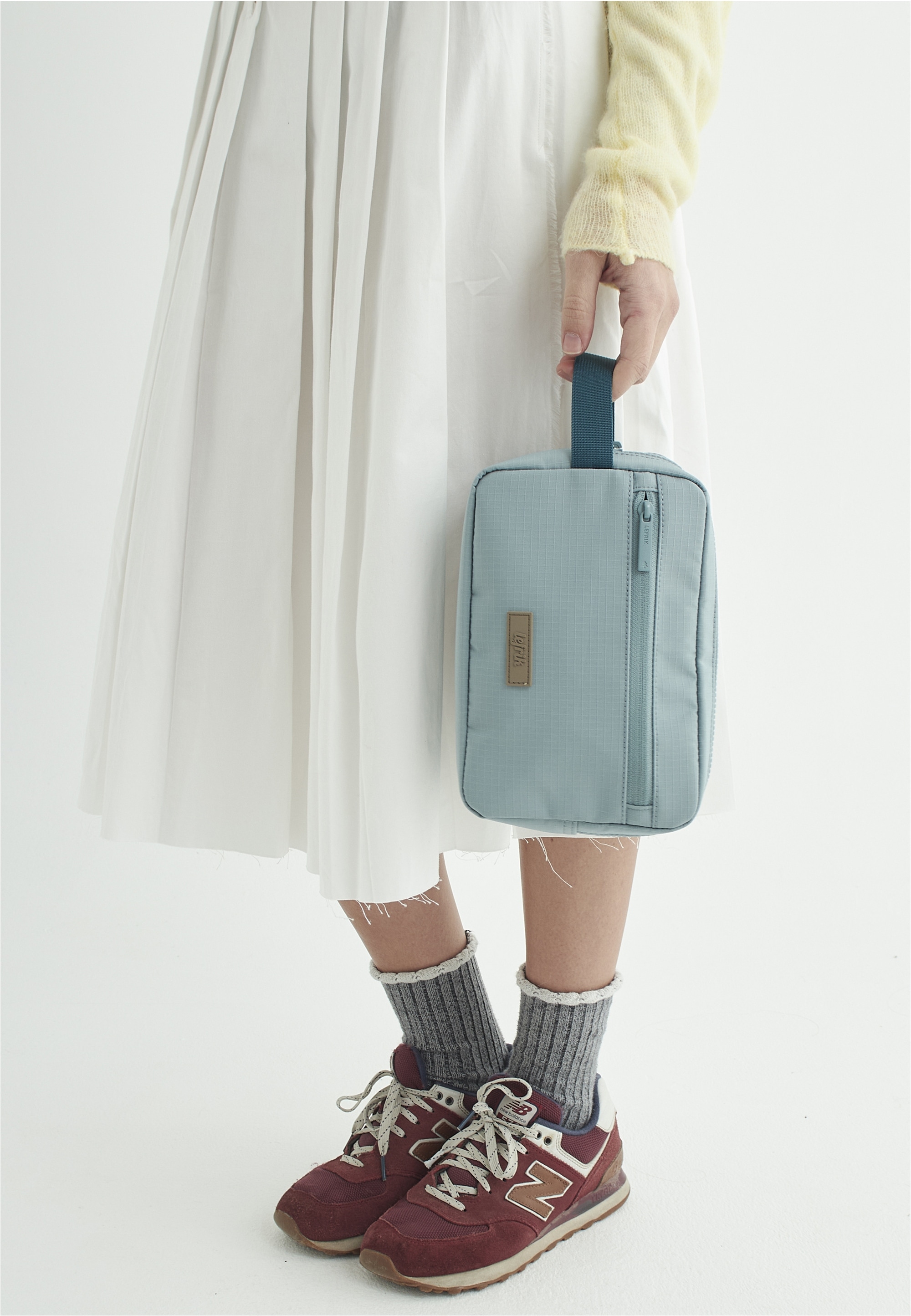 lefrik Kosmetiktasche »Kei Double Washbag«, mit zwei großen Fächern innen