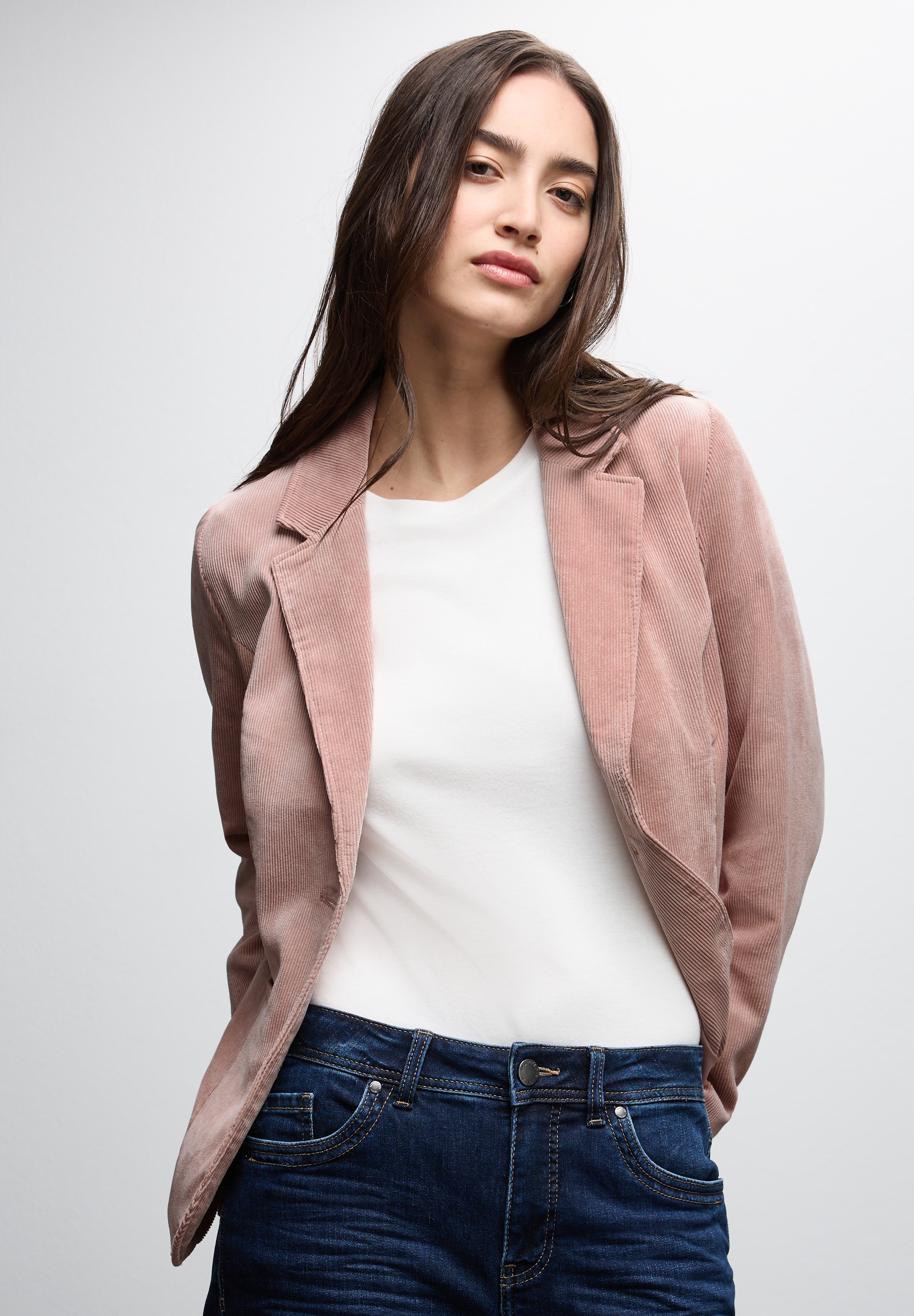 STREET ONE Kurzblazer, in Cord-Optik günstig online kaufen