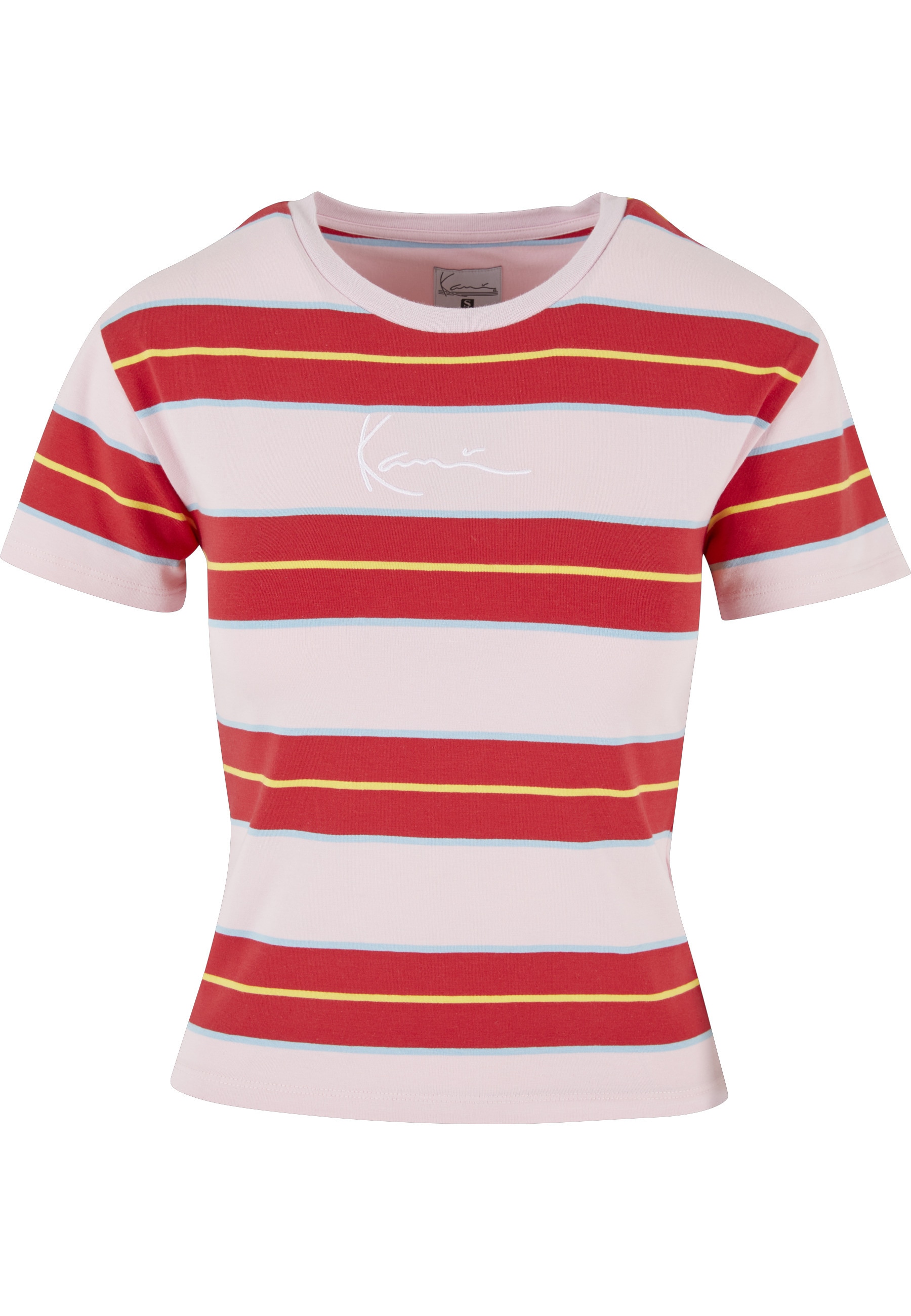 Karl Kani T-Shirt "Karl Kani Damen KW213-040-1 KK Small Signature Stripe Te günstig online kaufen