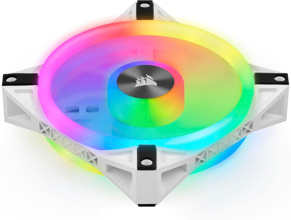 Corsair Gehäuselüfter »iCUE QL120 RGB 120-mm-PWM-Dreifach-Lüfter-Kit mit Lighting Node CORE«