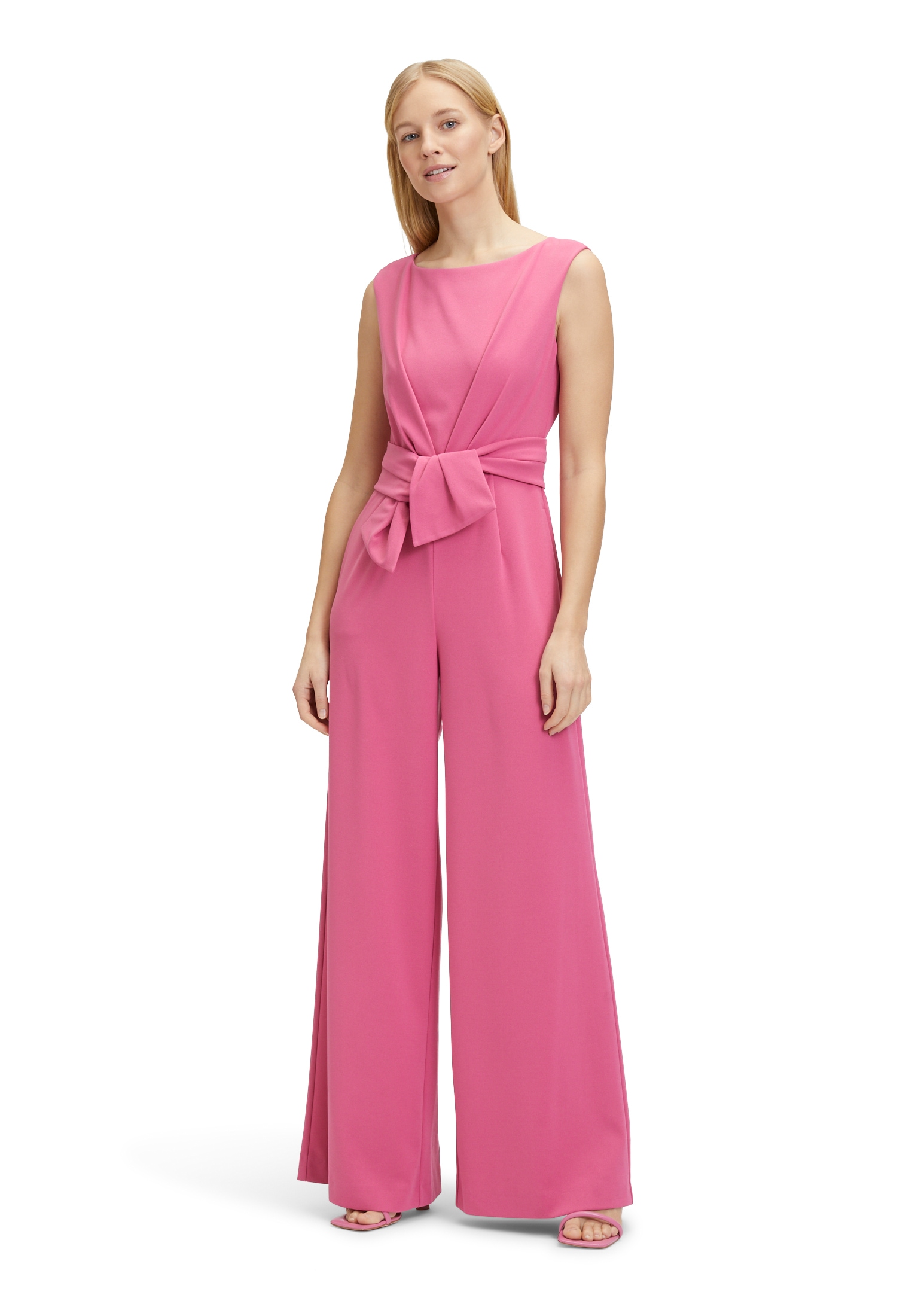 Overall »Vera Mont Jumpsuit mit weitem Bein«, (1 tlg.), Bunddetail