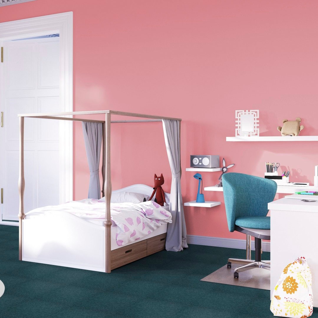 Bodenmeister Teppichboden »Jupiter, Velours - meliert, Made in Belgium«, rechteckig, 7,5 mm Höhe, Wohnzimmer, Schlafzimmer, Kinderzimmer, Breite 400/500 cm
