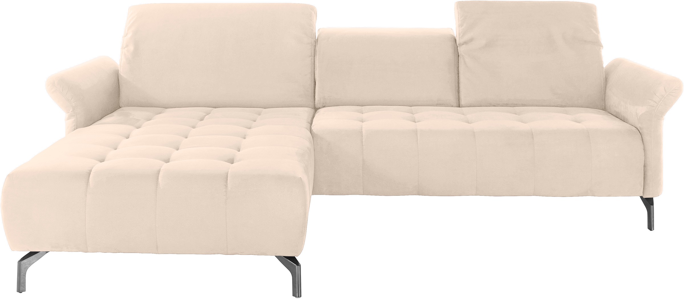 INOSIGN Ecksofa "Fresh L-Form" Federkern, wahlweise Kopfteilverstellung und günstig online kaufen
