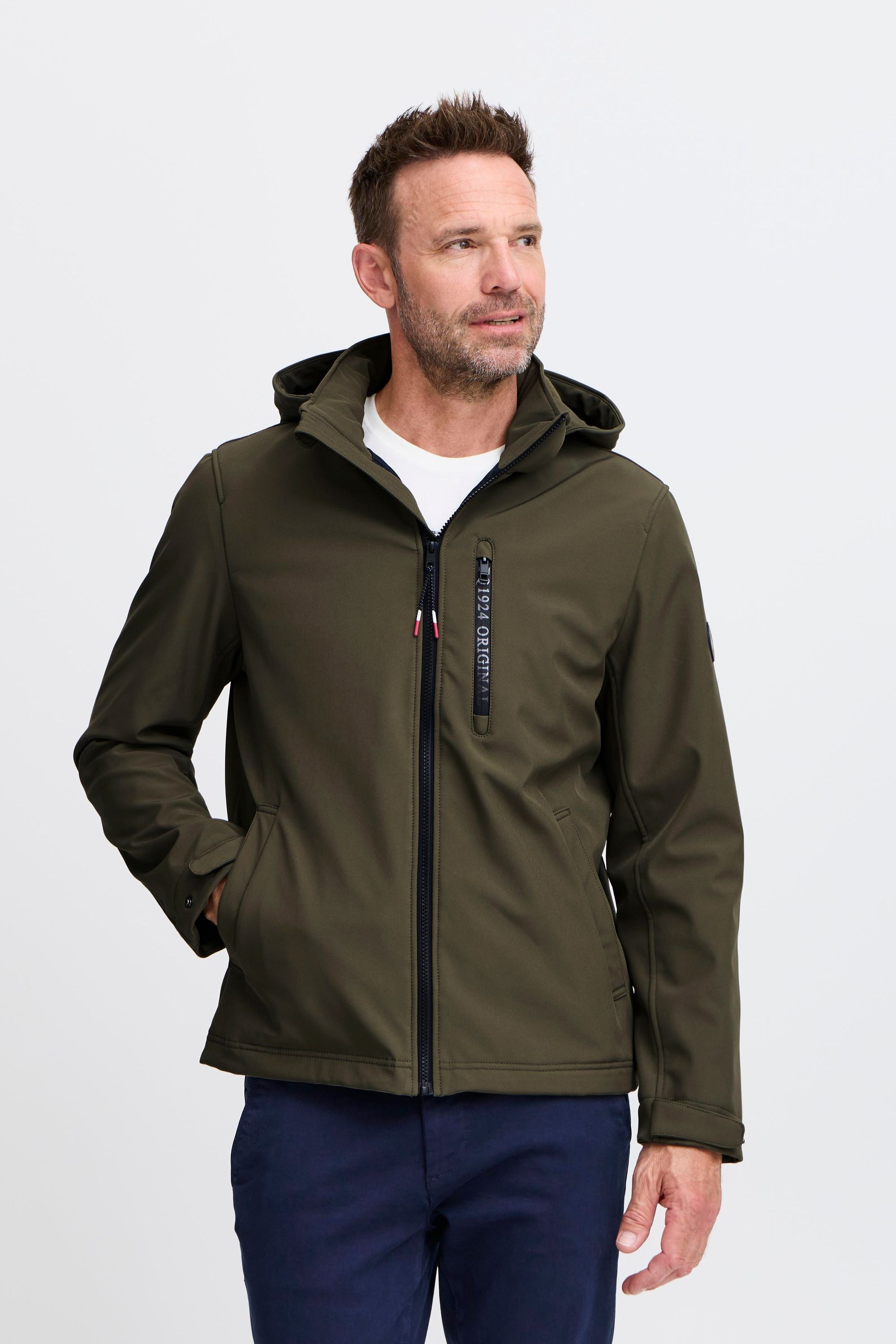 FQ1924 Softshelljacke »FQ1924 FQHarry«, mit Kapuze