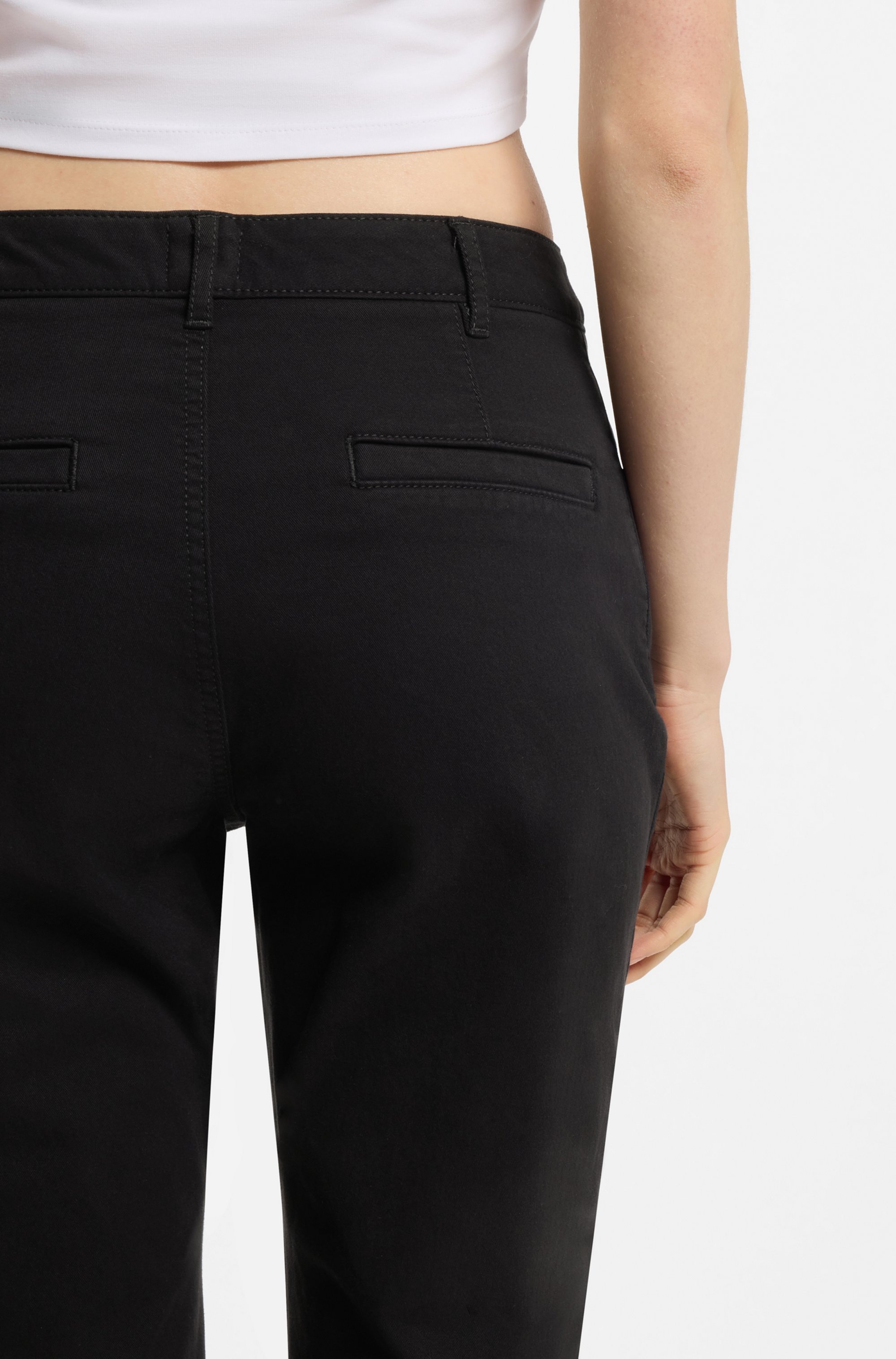 HUGO Blue Bootcuthose "Hizama" mit hohem Bund, Flared Fit günstig online kaufen