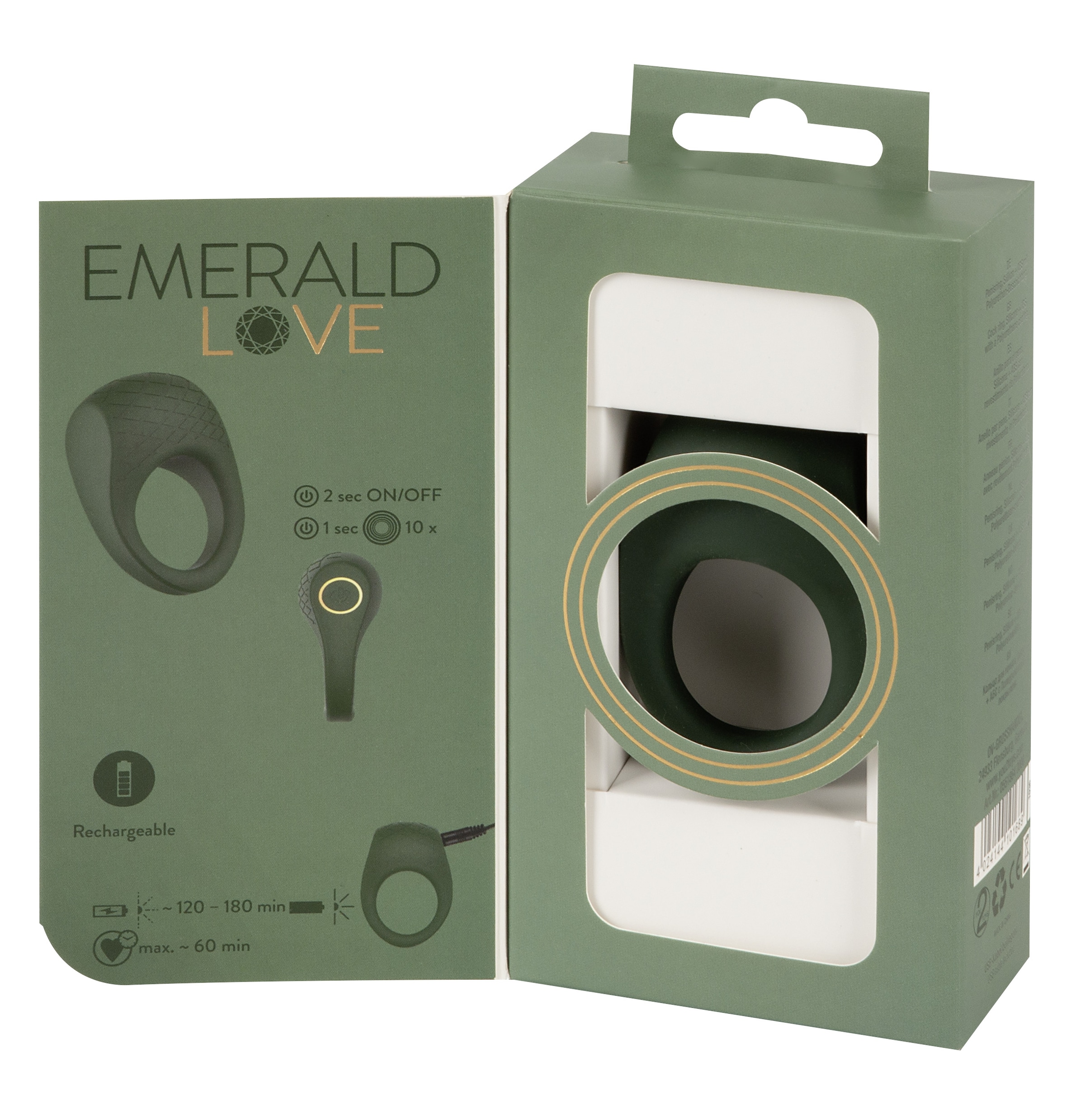 Emerald Love Penisring »vibrierender Penisring Luxurious Vibro Cock Ring«