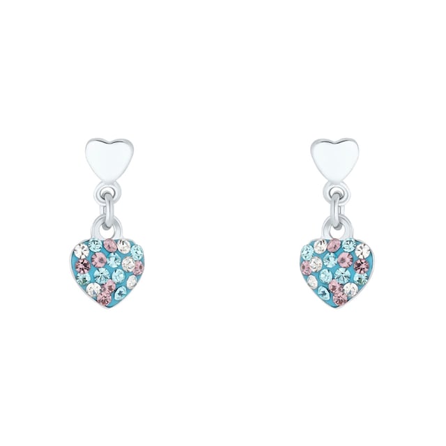 Prinzessin Lillifee Paar Ohrhänger »Herzen, 2036429«, mit Preciosa Crystal  online bestellen | BAUR