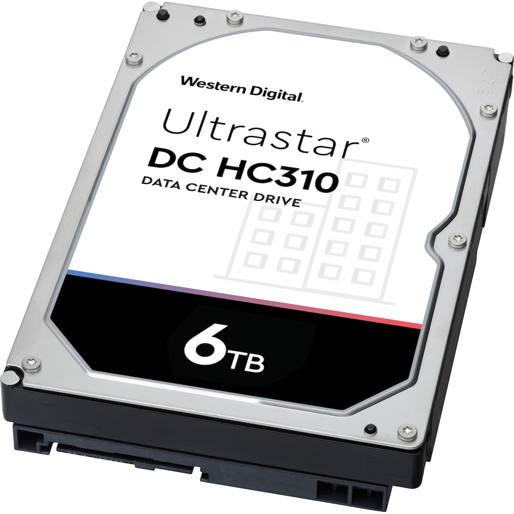 Western Digital HDD-Festplatte »Ultrastar DC HC310 6TB SAS«, 3,5 Zoll, Anschluss SAS