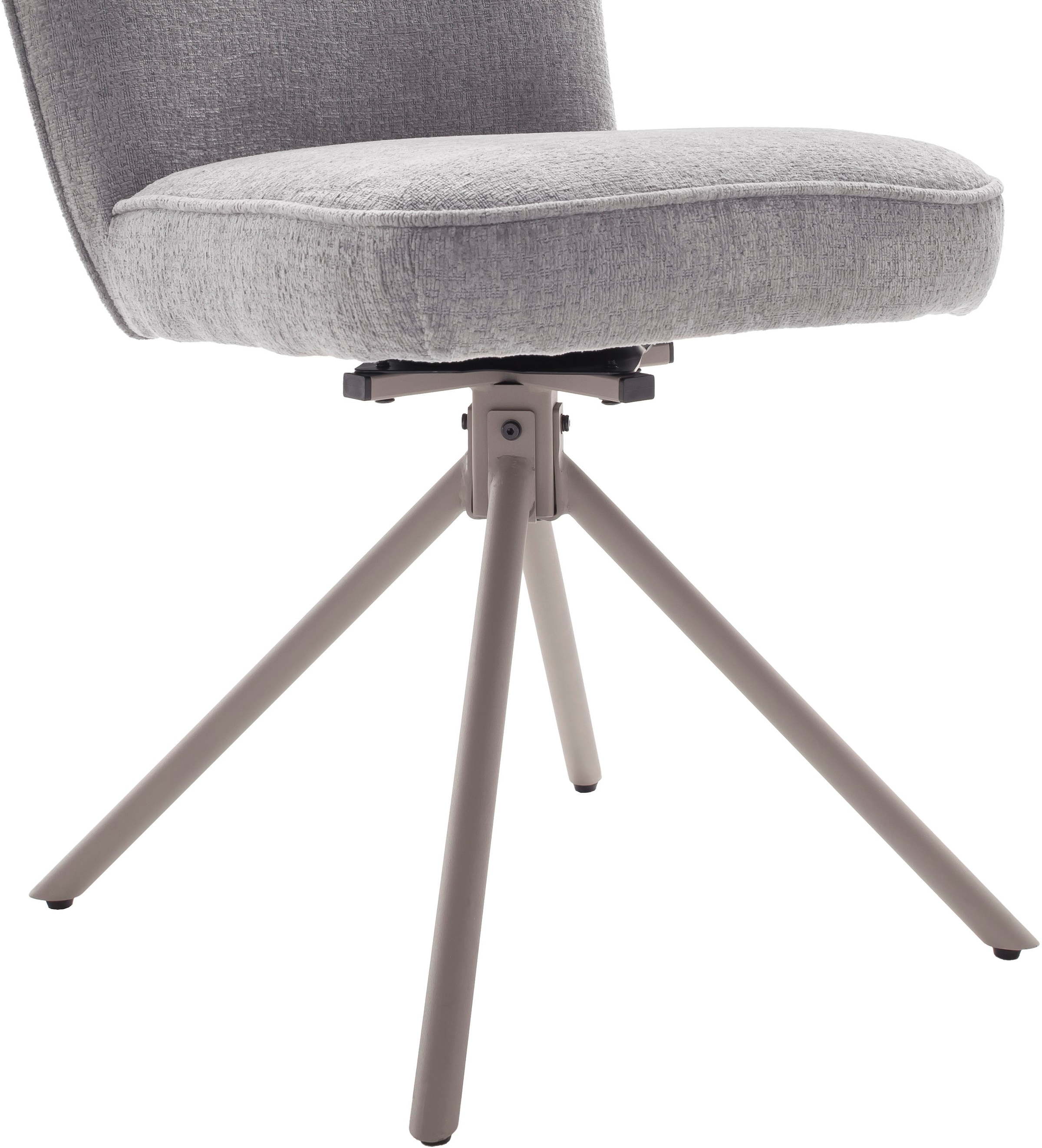 MCA furniture 4-Fußstuhl (Set) 2 Stk.180° drehbar, Taschenfederkern
