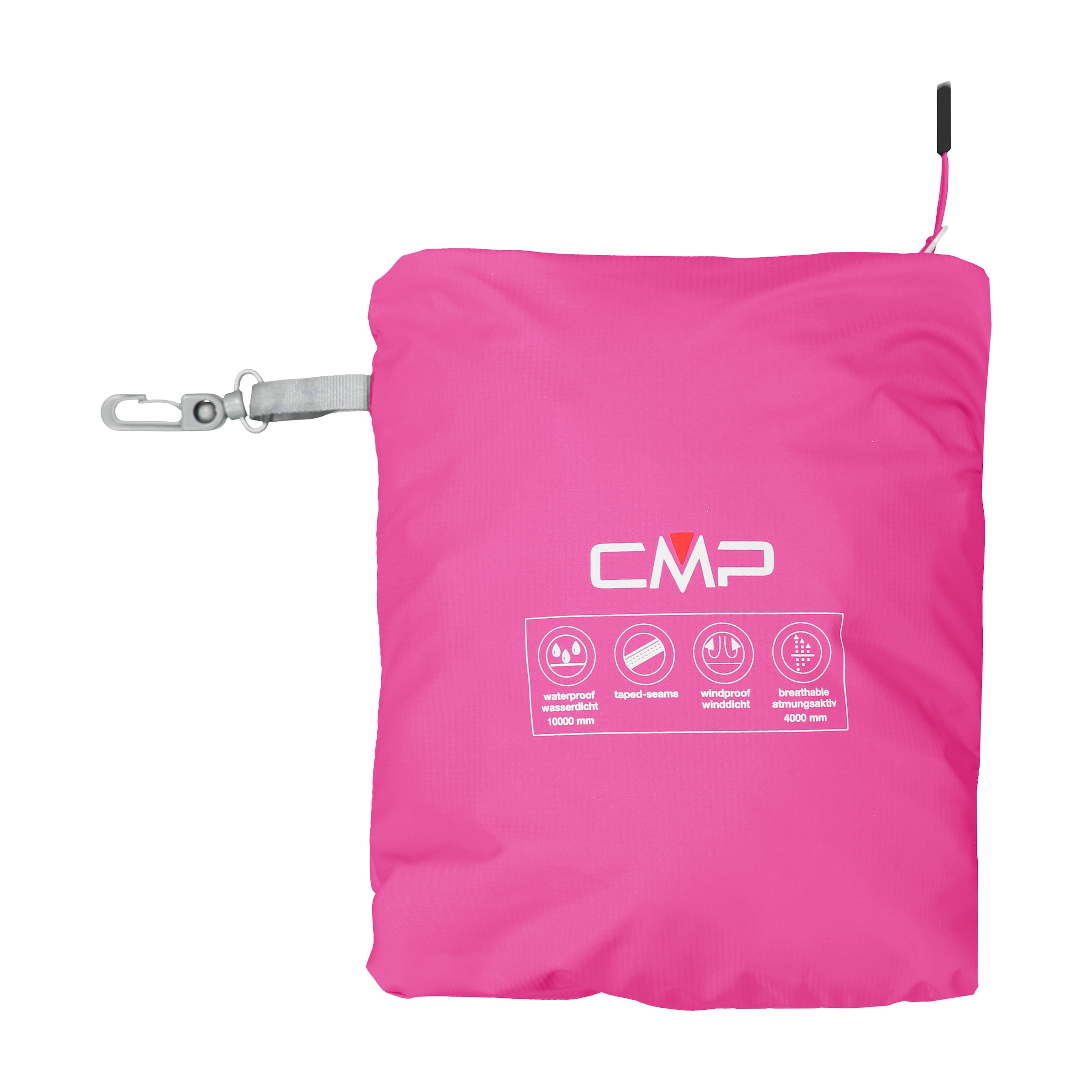 CMP Regenjacke, (1 St.), mit Kapuze, Atmungsaktiv & Winddicht & Wasserdicht