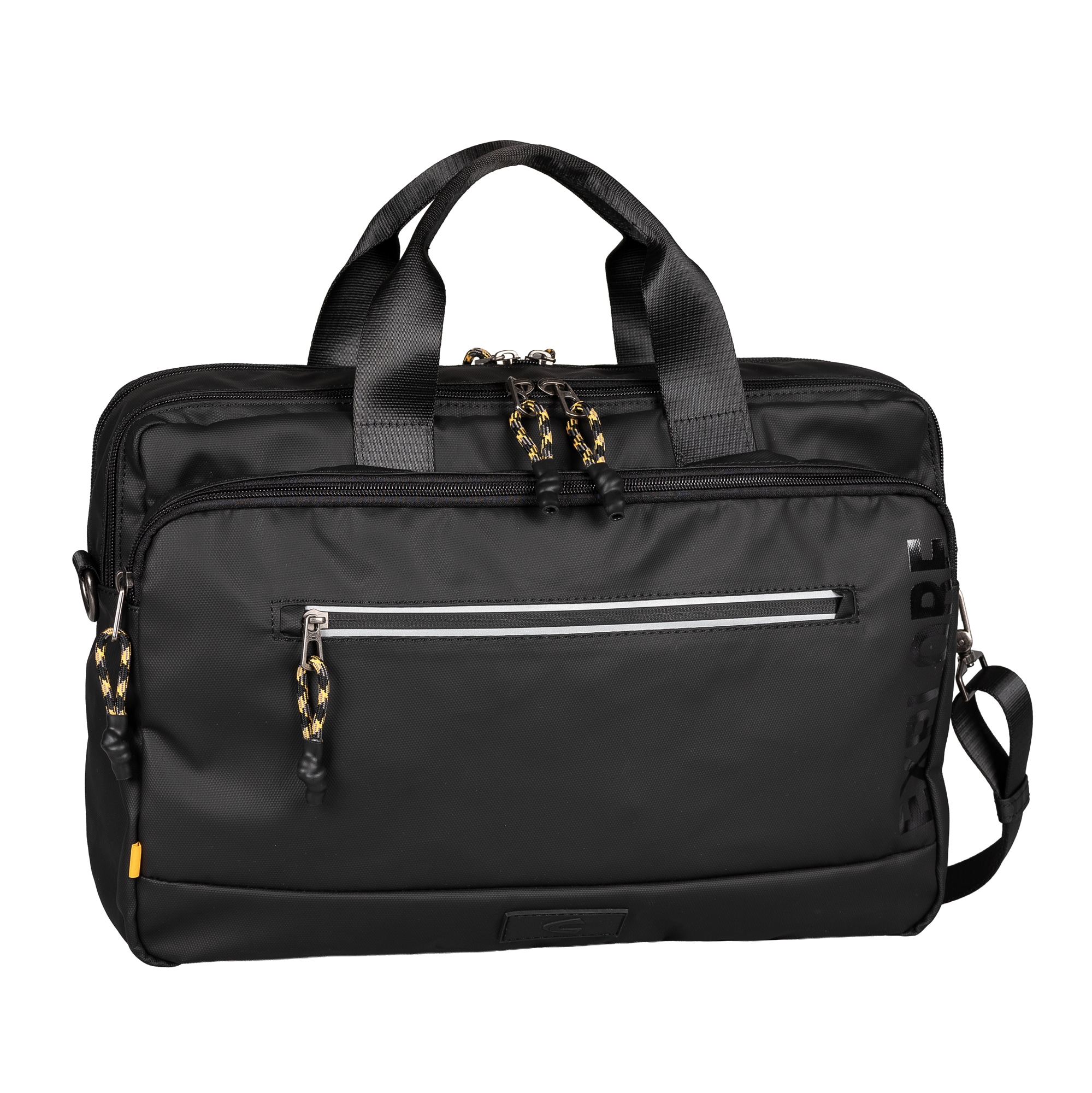 camel active Aktentasche "Explore" Laptoptasche mit reflektierende Reißverschlüssen