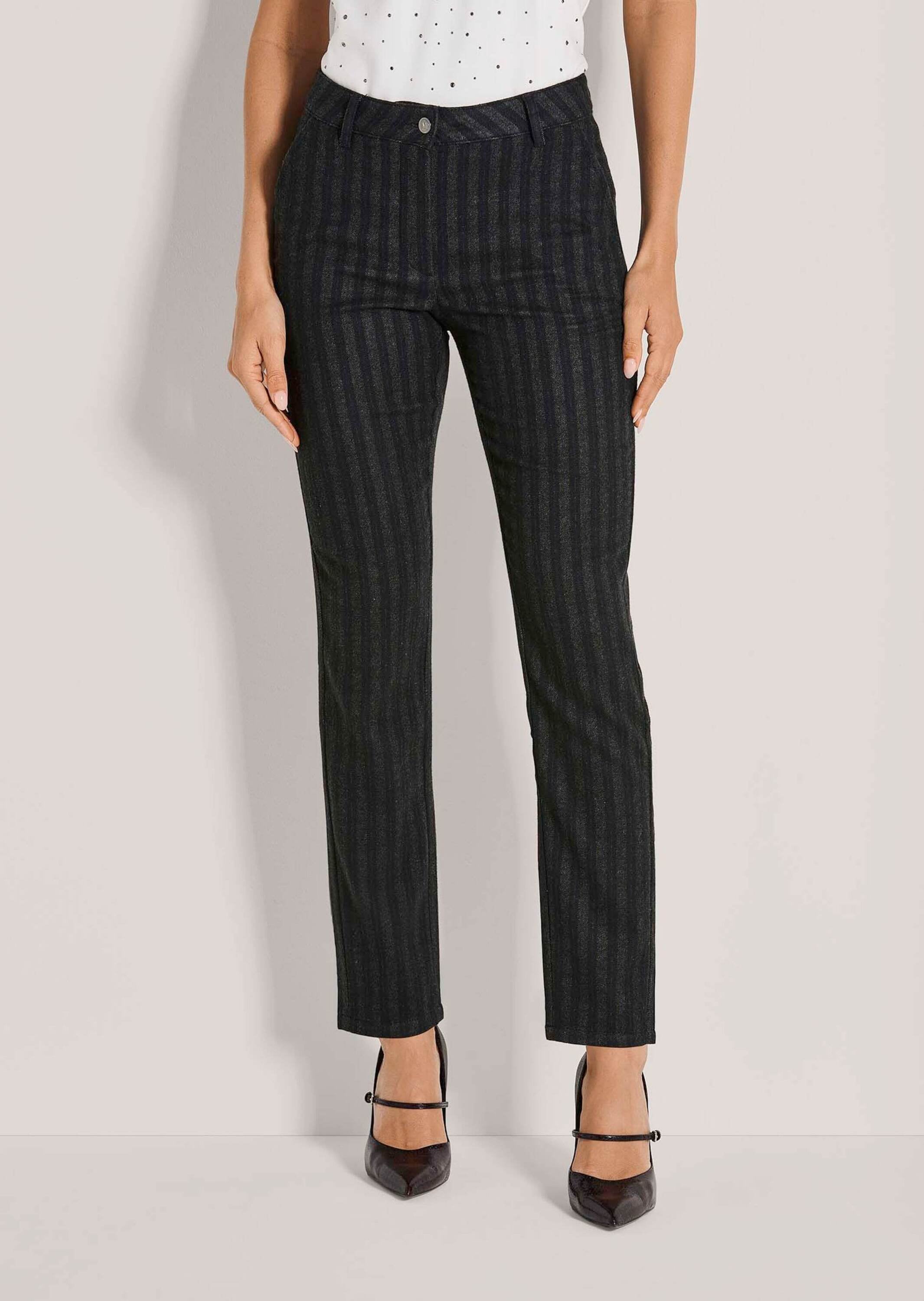 MADELEINE Stoffhose »Hose Flanellhose mit schmaler Beinform«