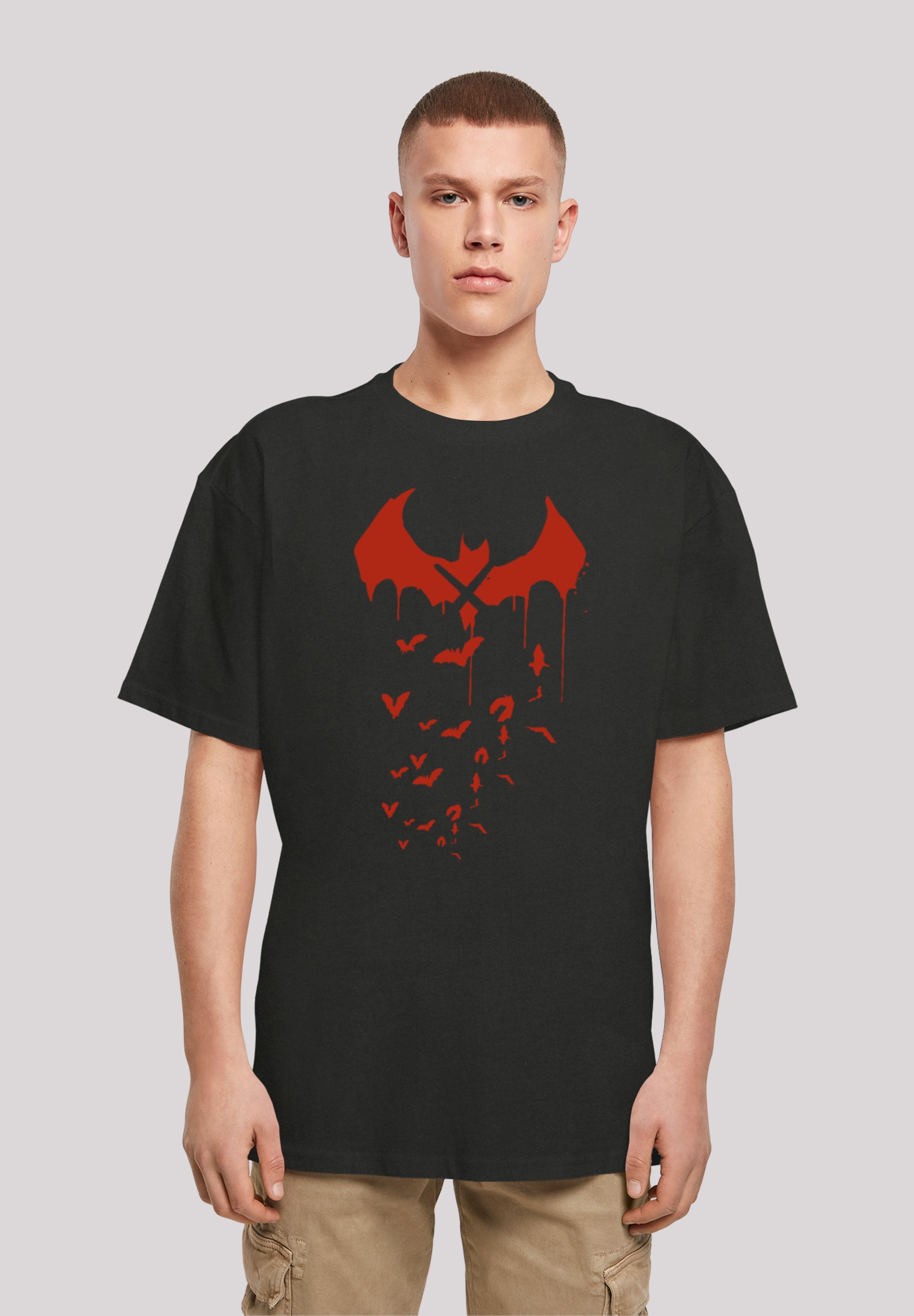 F4NT4STIC T-Shirt "DC Comics Batman Arkham Bats X Drip", Print günstig online kaufen