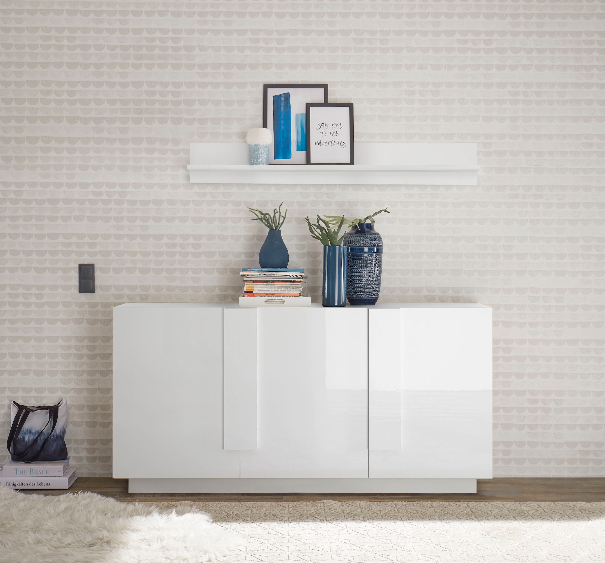 INOSIGN Sideboard "Jupiter, Breite 181 cm, Kommode mit 3 Türen Softclosing" günstig online kaufen