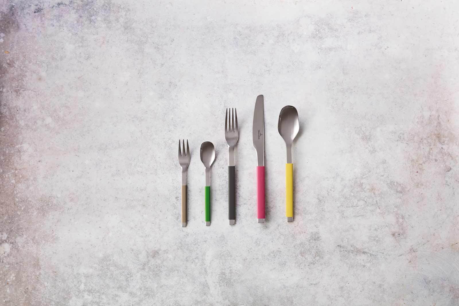 Villeroy & Boch Besteck-Set »Tafelbesteck S+ Cranberry 24er Set rot«