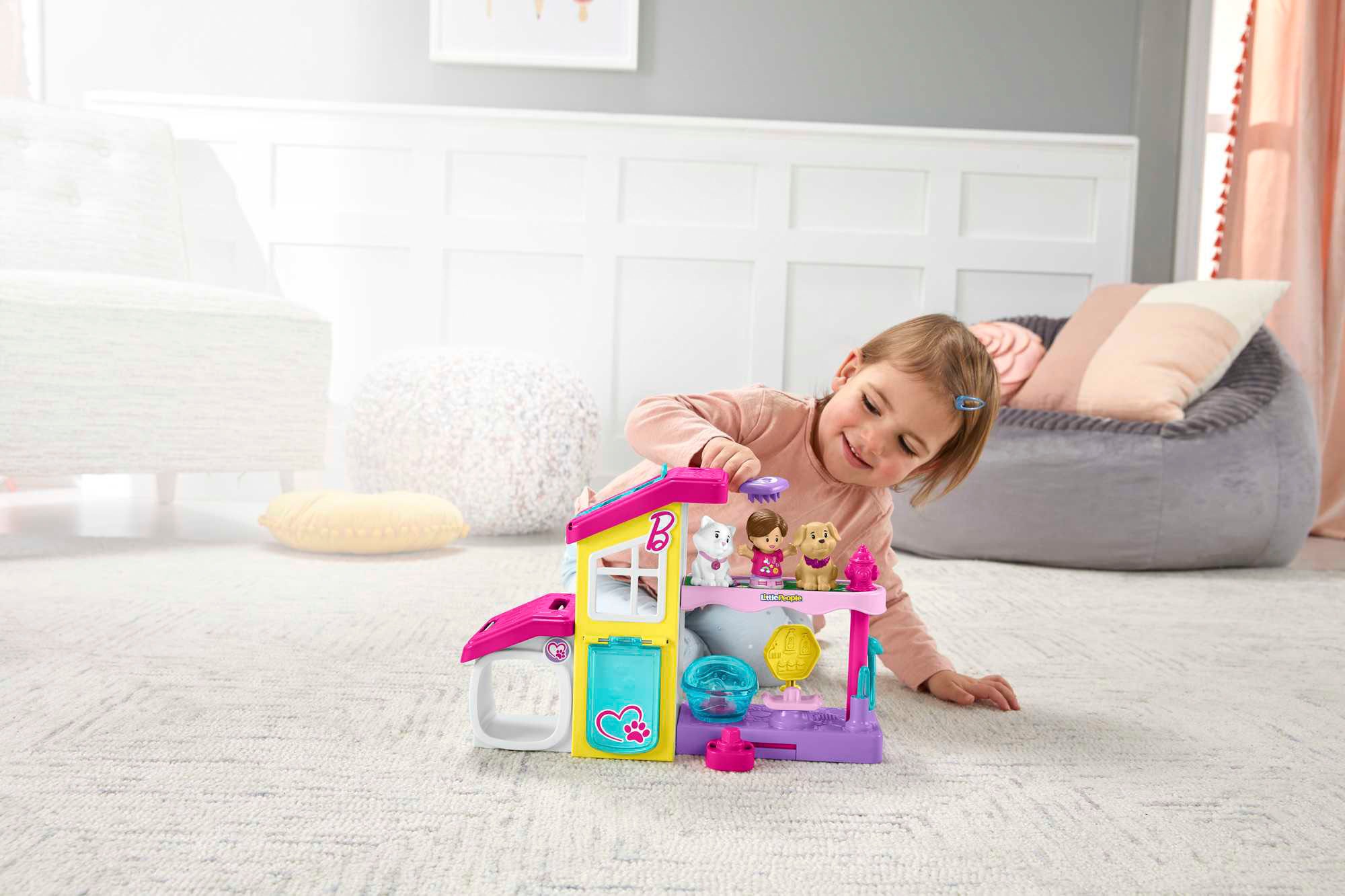 Fisher-Price® Lernspielzeug »Little People Tierstation Spielset mit 3 Figuren«