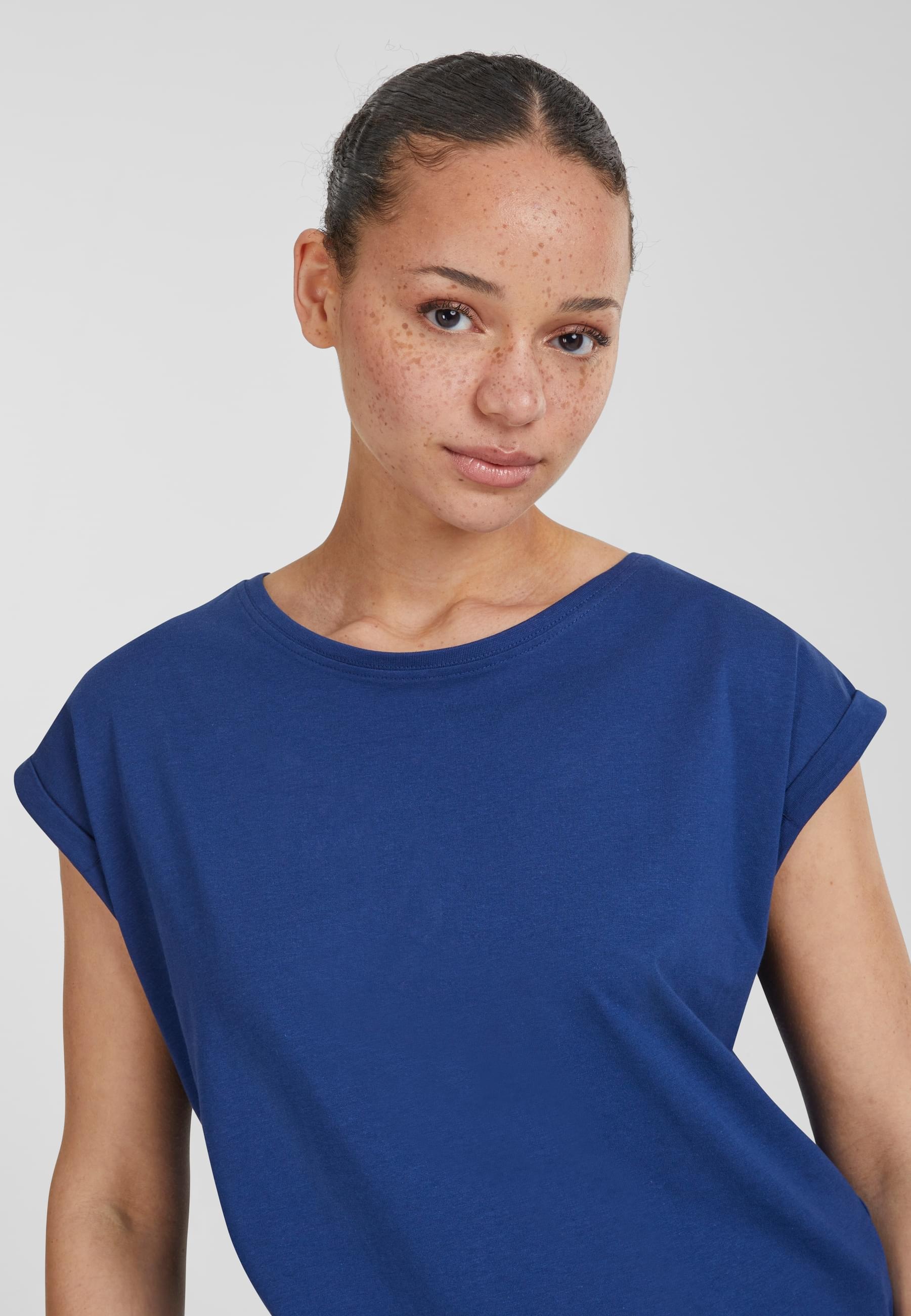 URBAN CLASSICS Kurzarmshirt »Urban Classics Damen Ladies Extended Shoulder Tee«, (1 tlg.)
