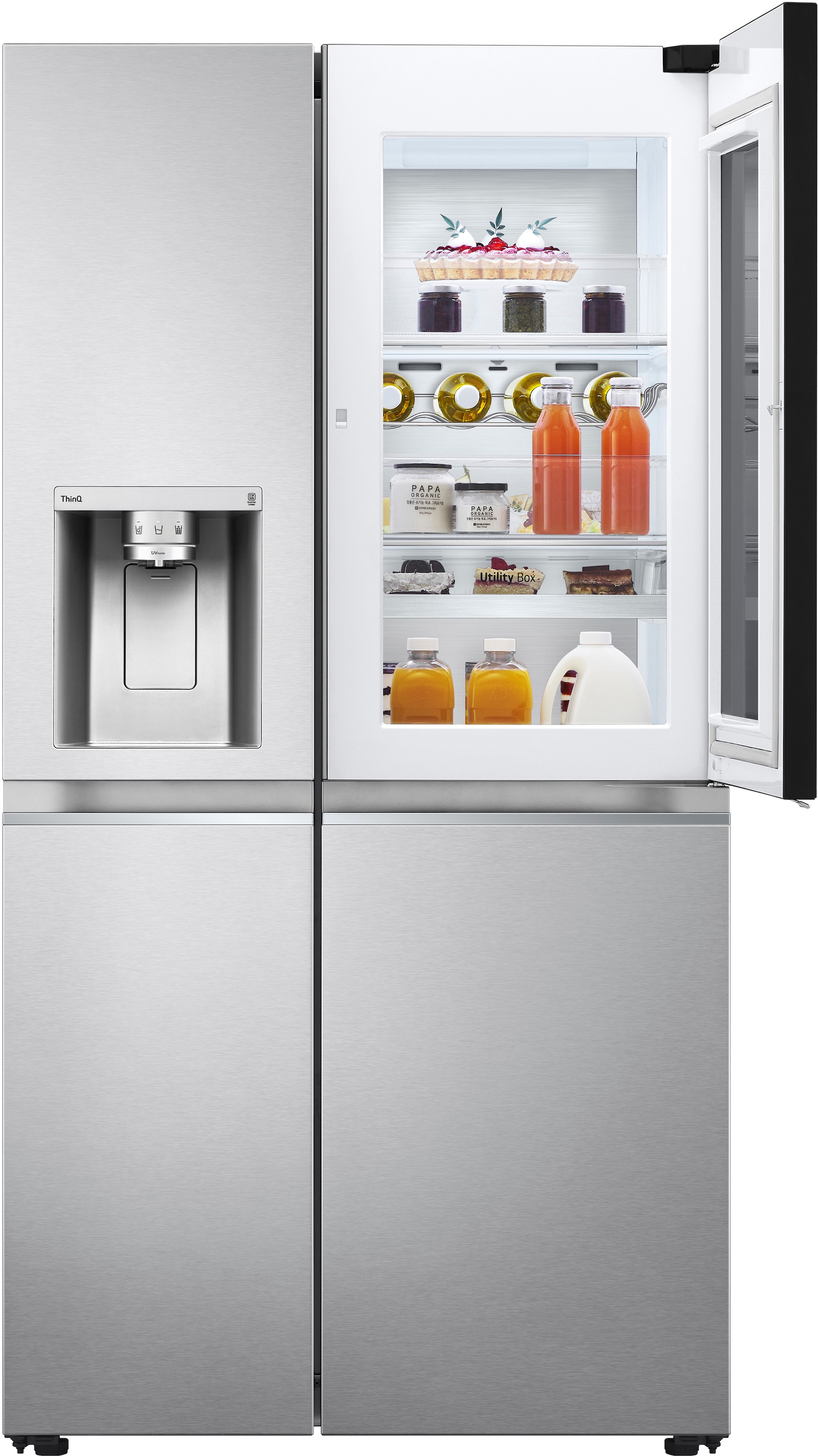 LG Side-by-Side, GSXV90MCDE, 179 cm hoch, 91,3 cm breit, Craft Ice Bereiter  | BAUR