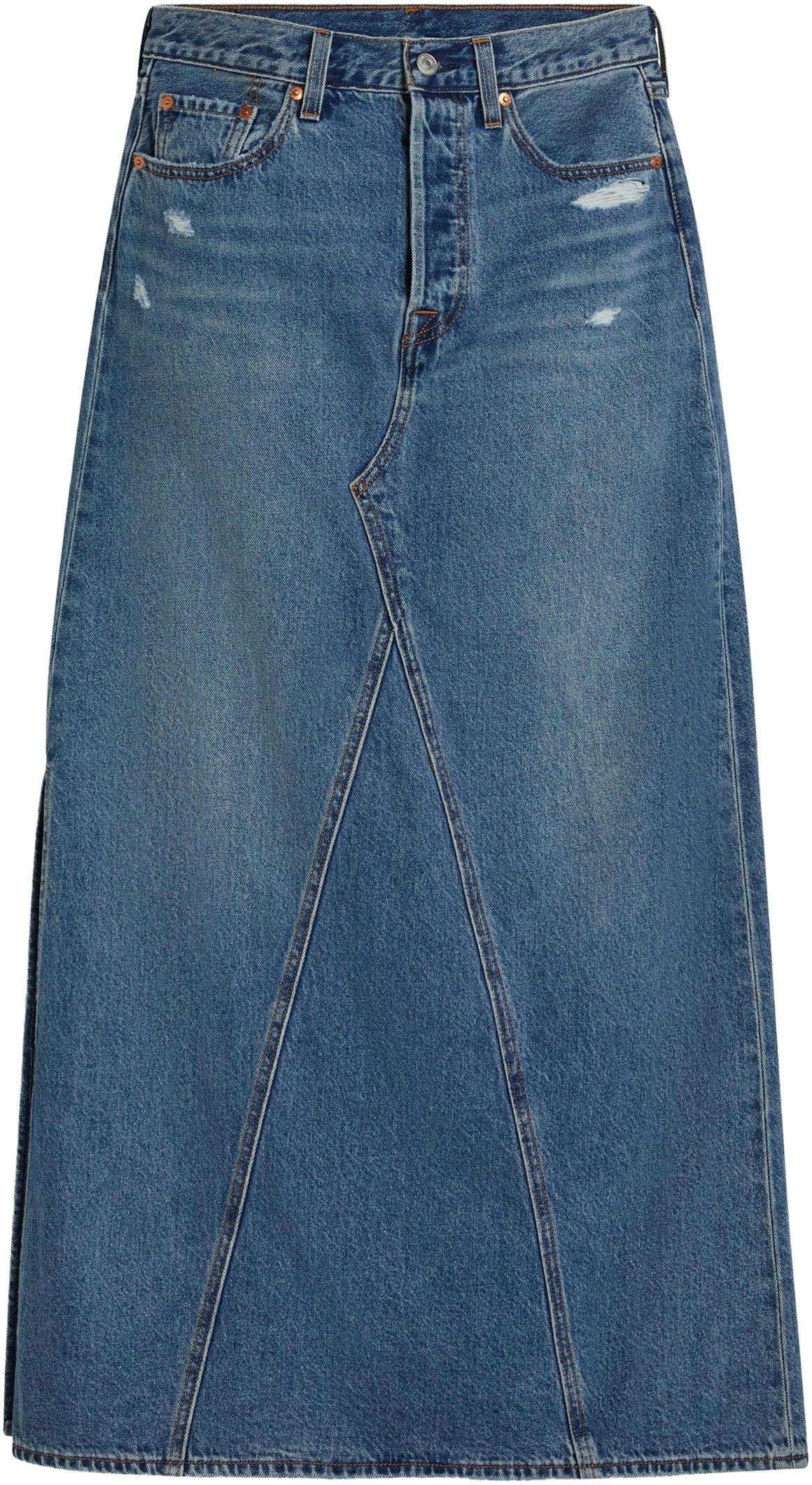 Levi's® Jeansrock »ICONIC LONG SKIRT«, im Five-Pocket Style