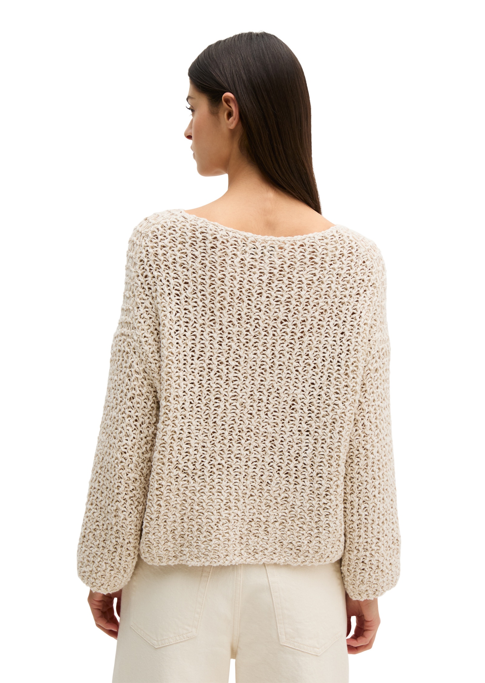 Marc O'Polo Strickpullover »aus Organic-Cotton-Mix-Slub«