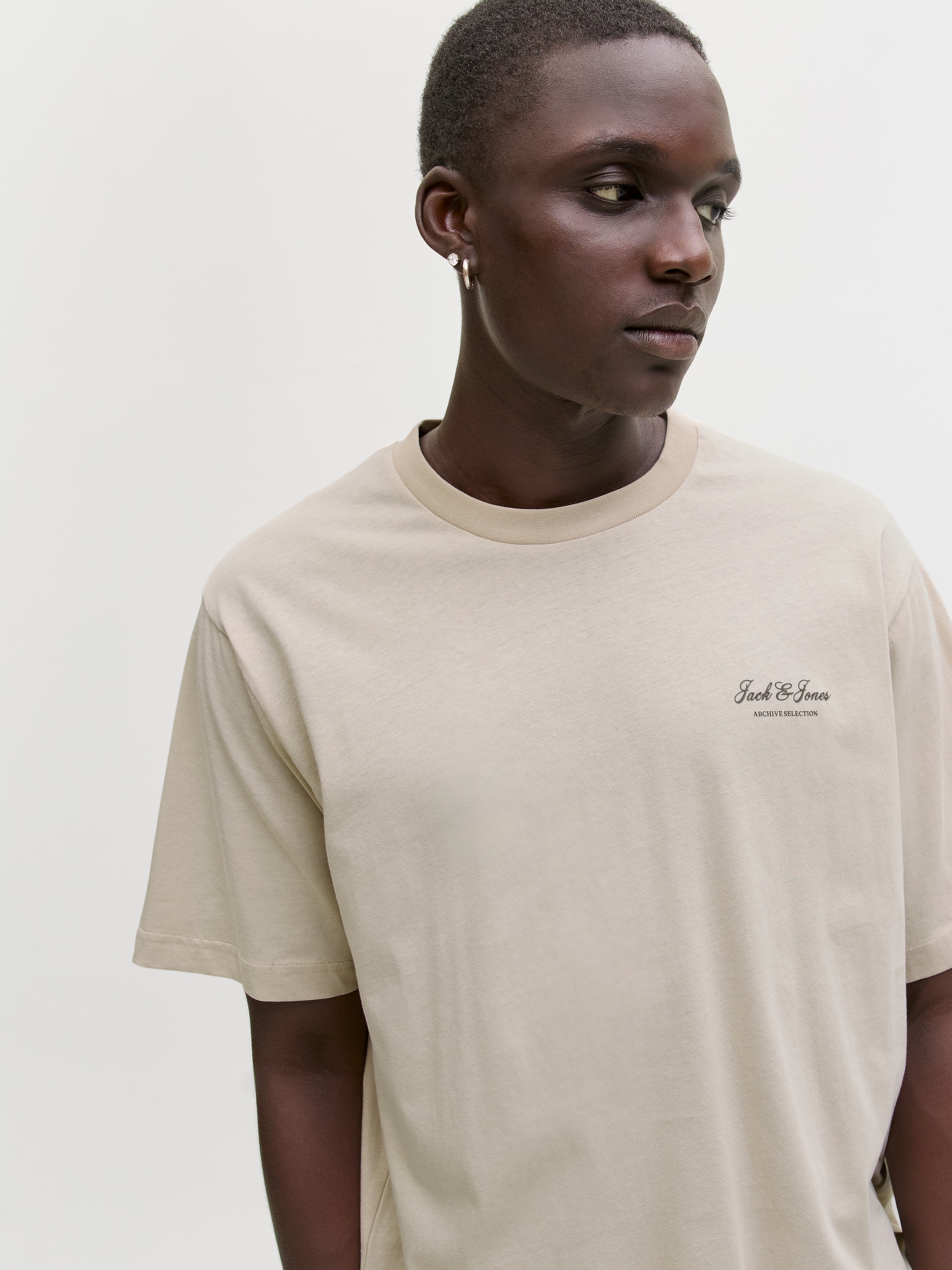 Jack & Jones Rundhalsshirt »JJEARCHIVE GRAPHIC TEE SS O-NECK NOOS« Baumwolle, relaxed fit