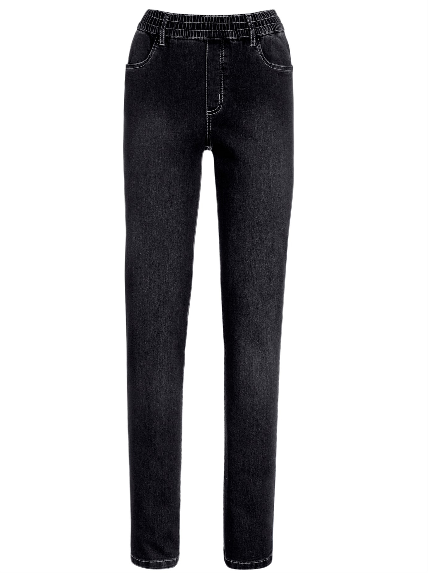 Classic Basics High-Waist Jeans Black Size 54 6