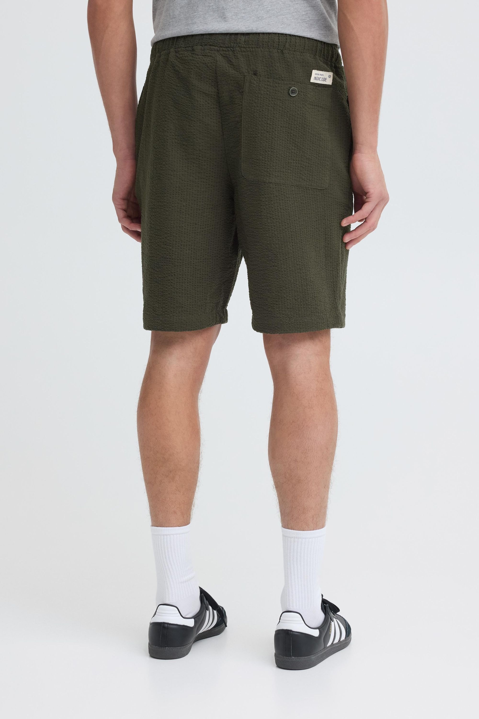 Chinoshorts INDICODE "Chinoshorts IDCorson", Herren, Gr. 3XL, N-Gr, grün (army), Obermaterial: 100% Baumwolle CO., Hosen Chinoshorts 3