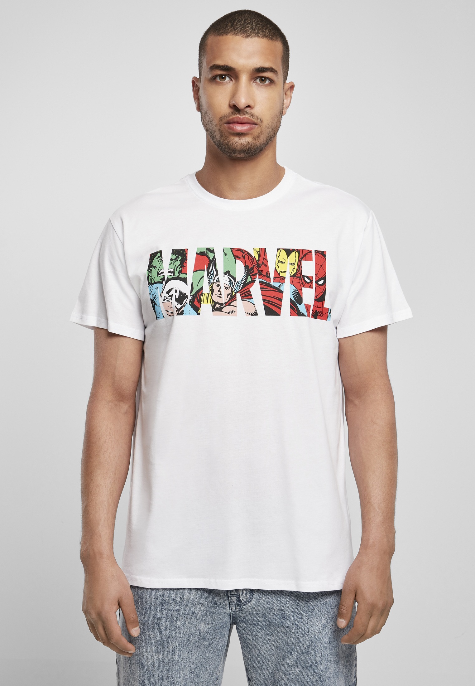 Merchcode T-Shirt »Herren Marvel Logo Character Tee«, (1 tlg.) ▷ kaufen |  BAUR