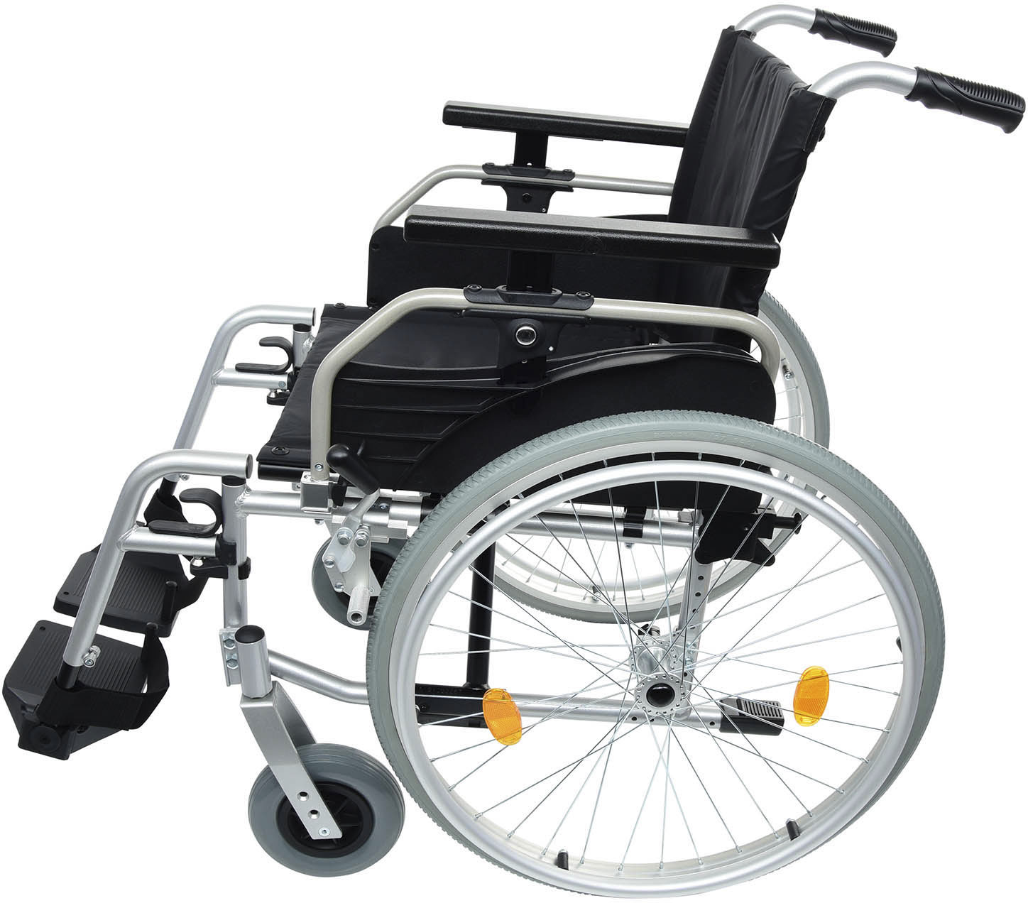 Thumbnail - bescomedical Transportrollstuhl "Primus ML 2.0" Sitzbreite 40 cm und Komfortarmlehne