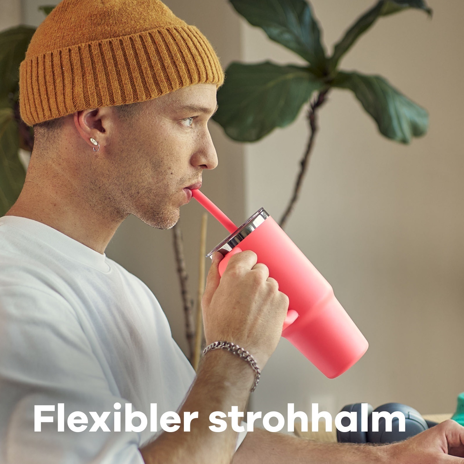 Hydro Flask Trinklernbecher »32 OZ Travel Tumbler Clear Lid, 946 ml«