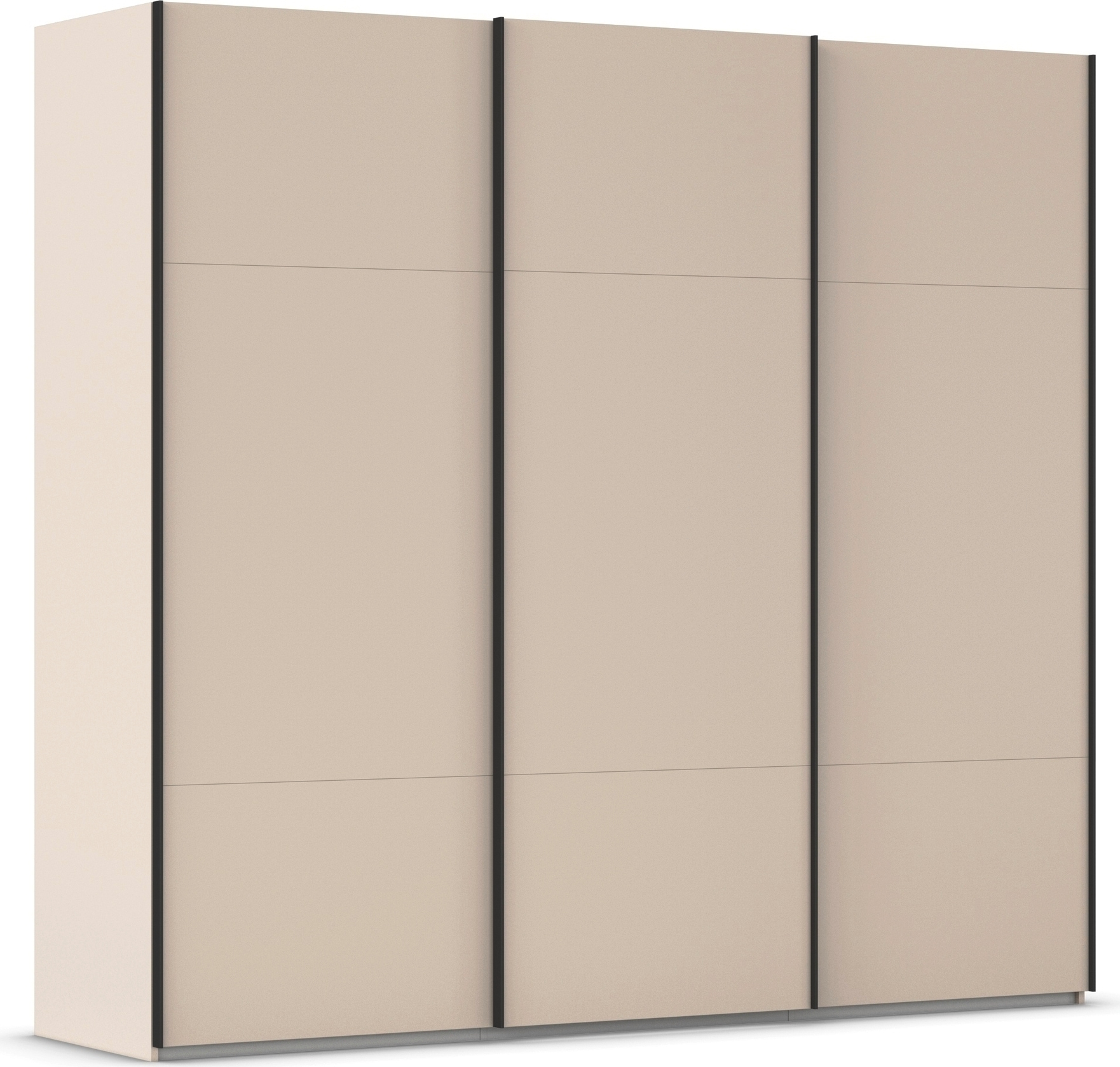 rauch Schwebetürenschrank "Kleiderschrank Schrank Garderobe Schlafzimmerschrank CONTIDO" 3 verschiedene Ausstattungen BASIC/CLASSIC/PREMIUM, aus hochwertigem Material in 6 Breiten 2 Griff-Farben MADE IN GERMANY