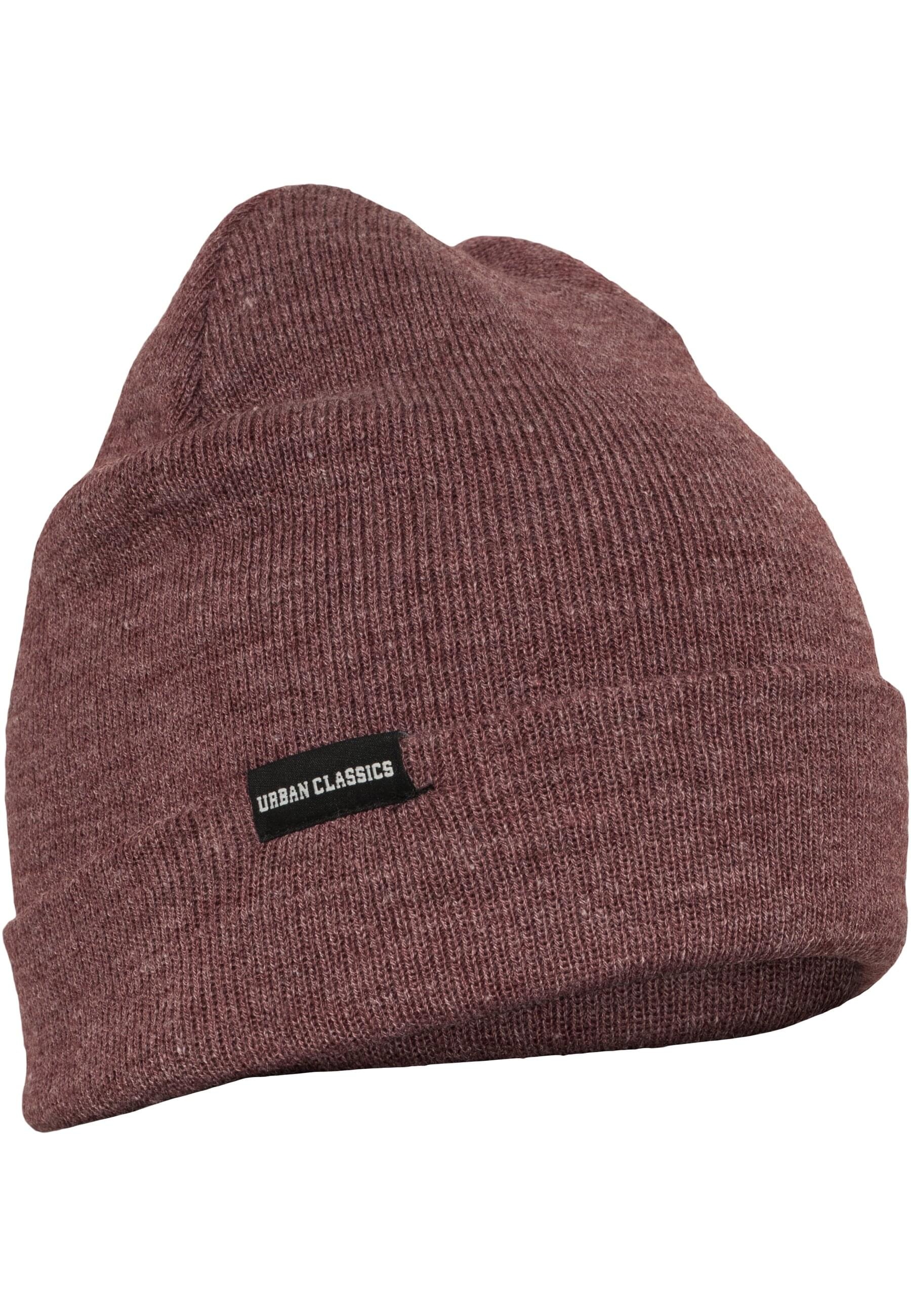 Urban Classics Slouch Beanie - Maroon, Youth Size, 95% Cotton 5% Elastane, Lightweight Jersey Knit - View #8