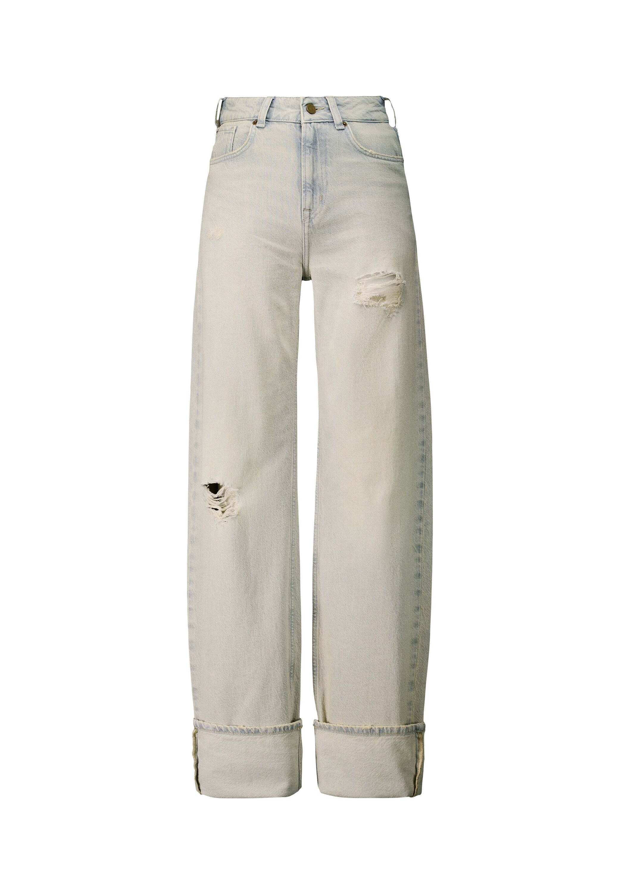 Pepe Jeans Straight-Jeans »straight leg jeans EDEN HW STRAIGHT BEIGE TONE«