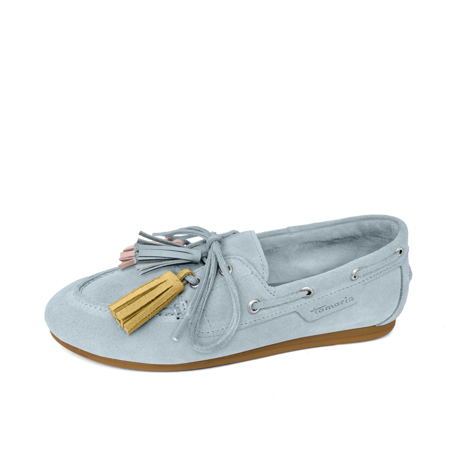 Tamaris Bootsschuh Slipper, Schlupfschuh, mit farbigen Quasten