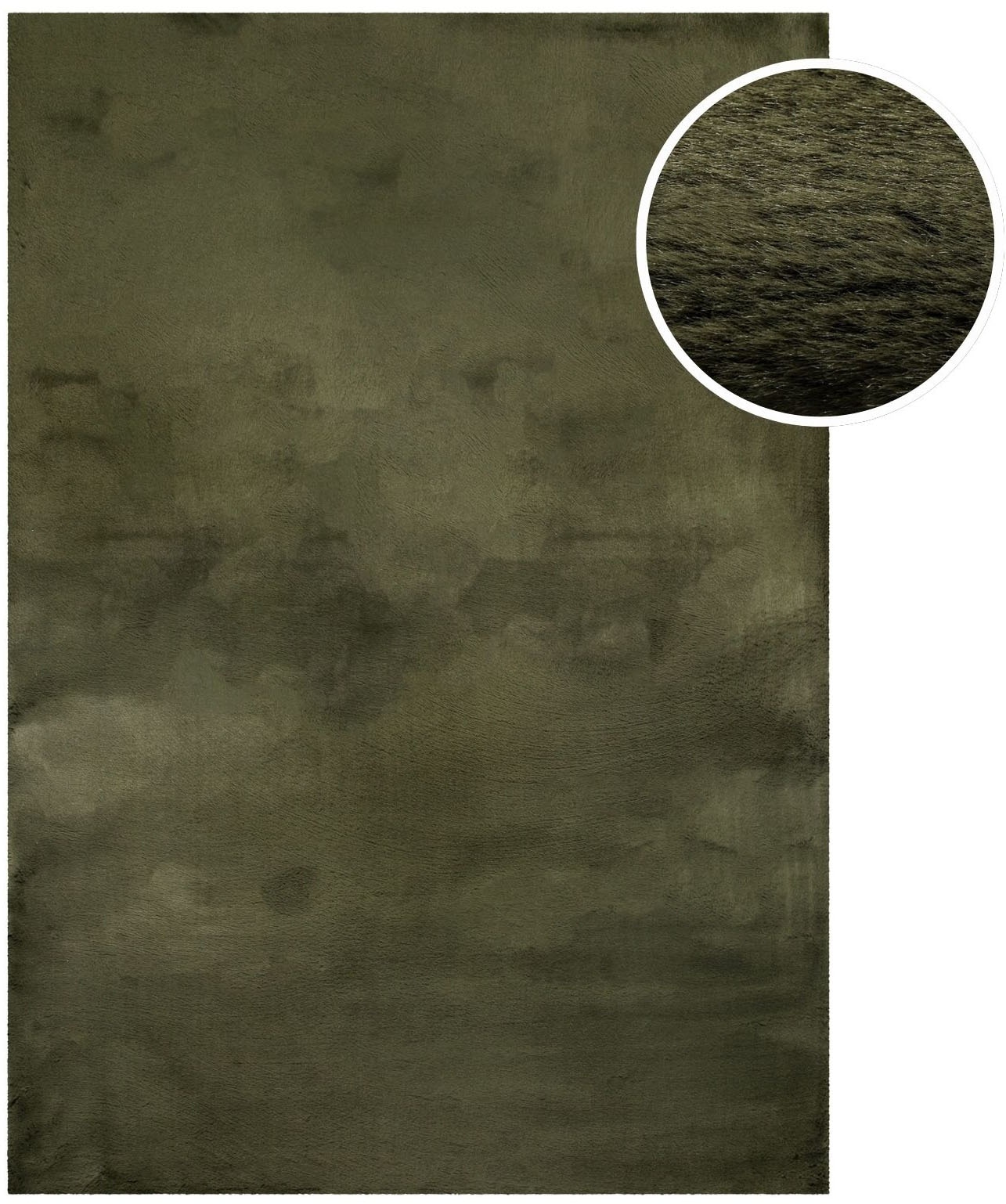 Esprit Hochflor-Teppich »Alice ESP-4377, Kunstfell«, rechteckig, 25 mm Höhe, Kaninchenfell-Haptik, besonders weich und dicht, für alle Räume