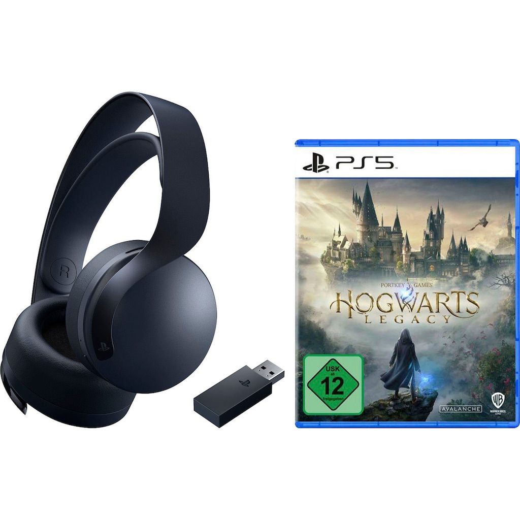 PlayStation 5 Wireless-Headset »Hogwarts Legacy + Pulse 3D schwarz«, Wireless, True Wireless