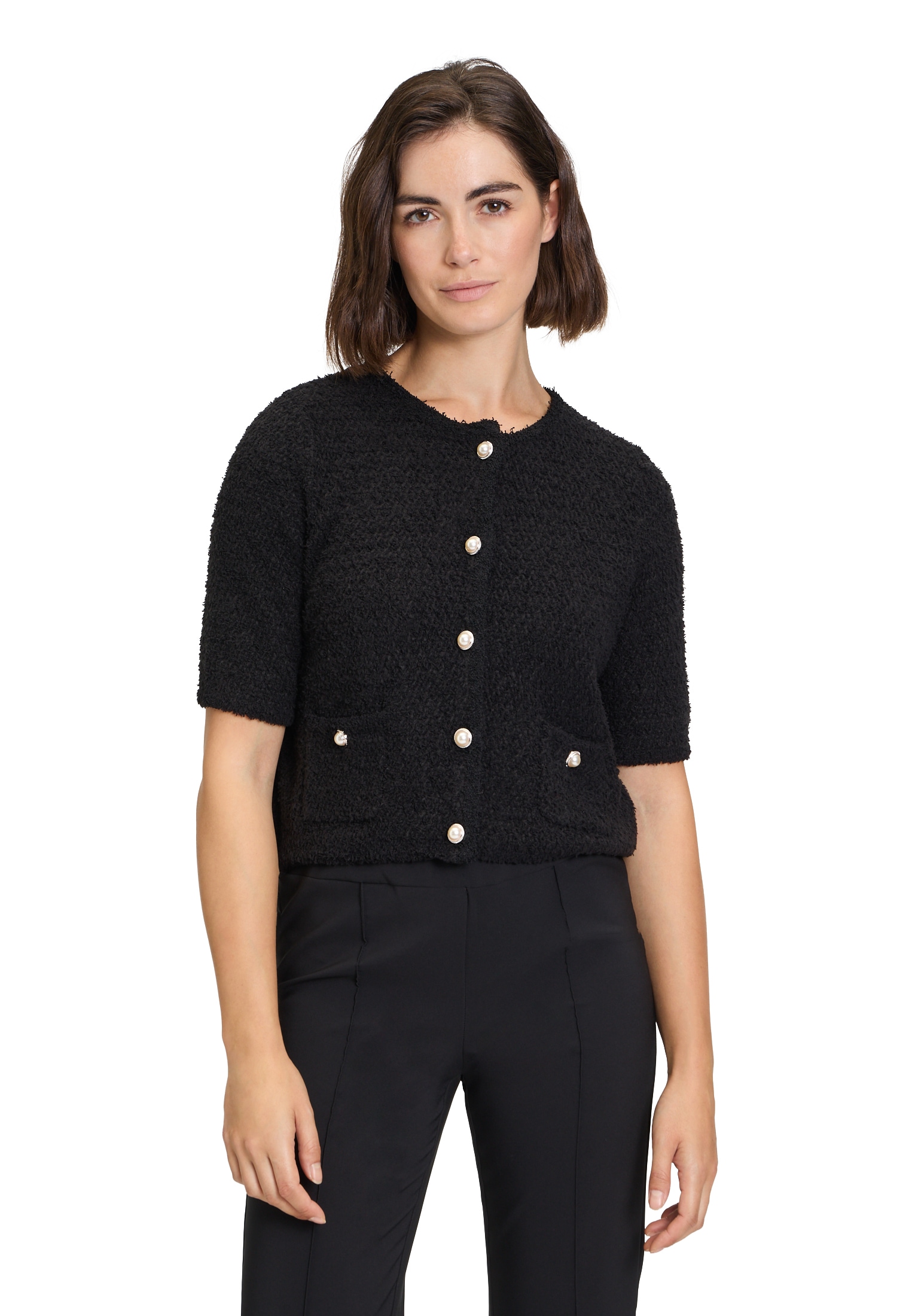 Vera Mont Strickjacke "Vera Mont Damen Strick-Cardigan mit Rundhalsausschni günstig online kaufen