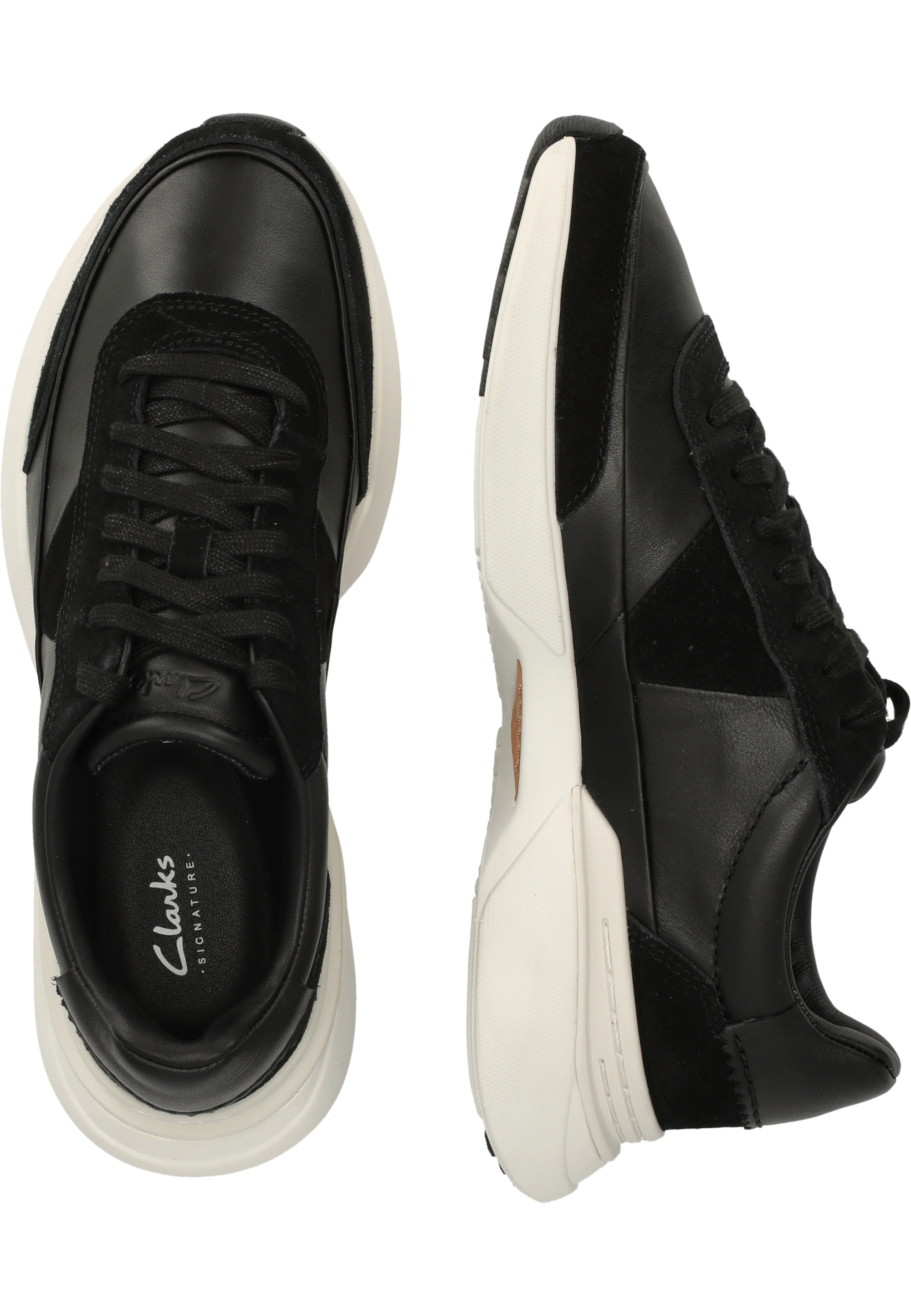 Clarks Sneaker »Craft Pace«, mit Retro-Touch und weichem Fußbett