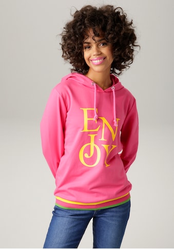 Aniston CASUAL Sweatshirt, mit "ENJOY"-Schriftzug - NEUE KOLLEKTION kaufen