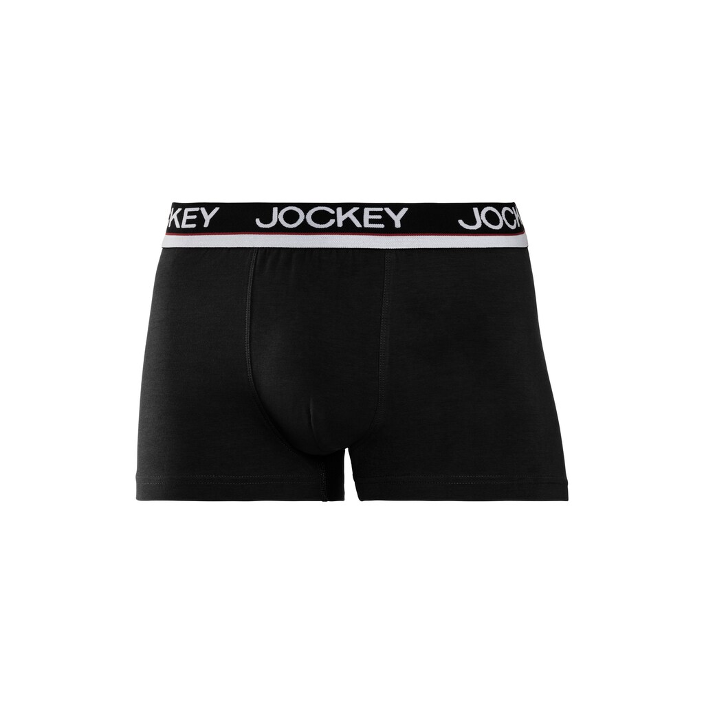 Herrenmode Herrenwäsche Jockey Boxer, (3 St.), mit Logo Webbund grau + dunkelgrau + schwarz Herrenmode Herrenwäsche Jockey Boxer, (3 St.), mit Logo Webbund grau + dunkelgrau + schwarz