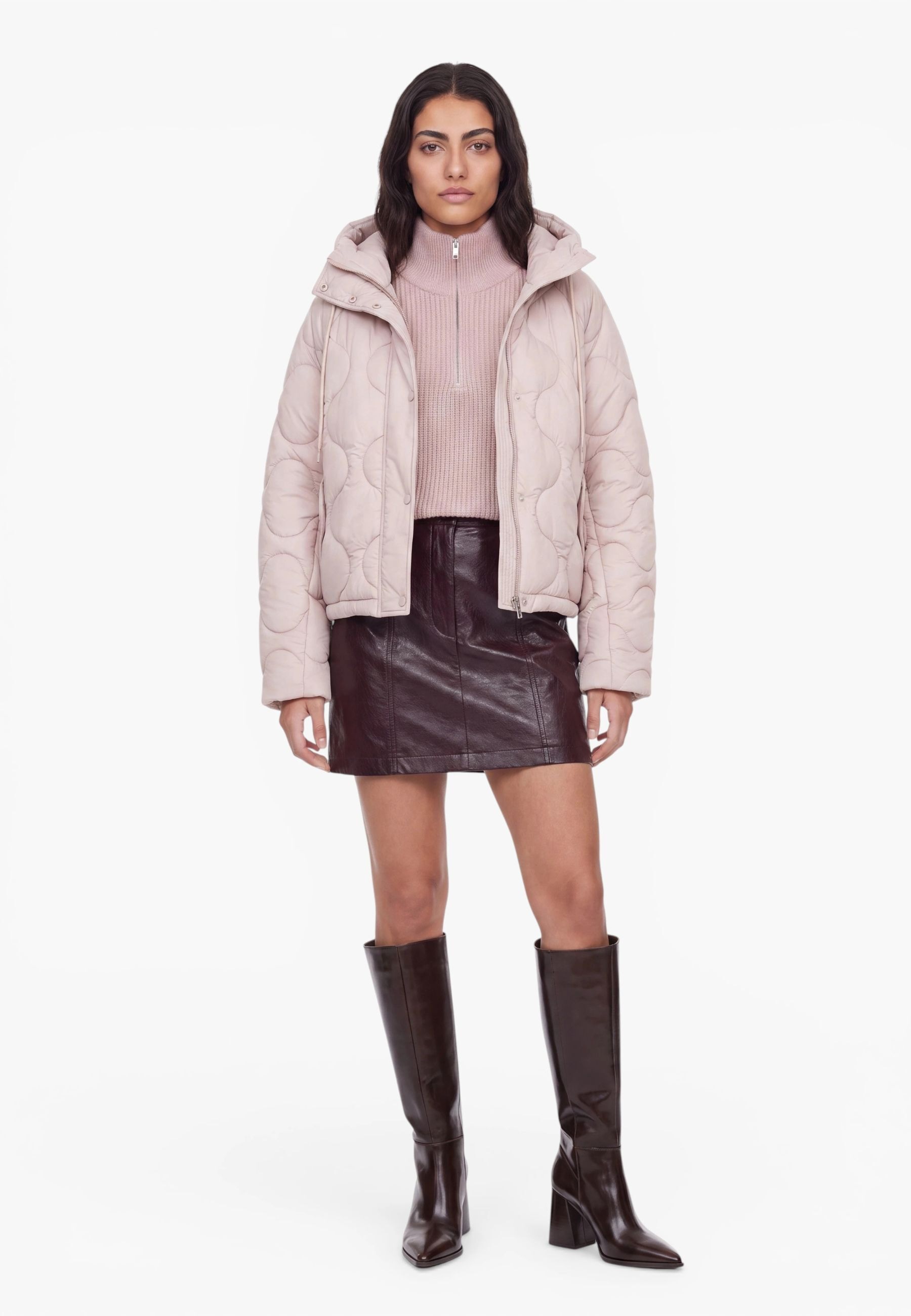 LeGer Outdoorjacke »LeGer Fray Jacket« 1 Stk. tlg. mit Kapuze