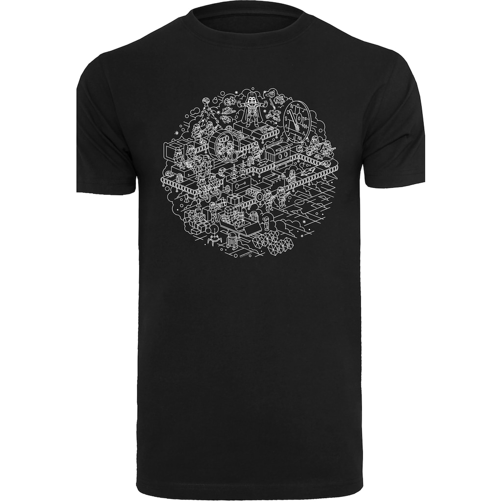 F4NT4STIC T-Shirt »Star Wars Christmas Death Star Todesstern Weihnachten«